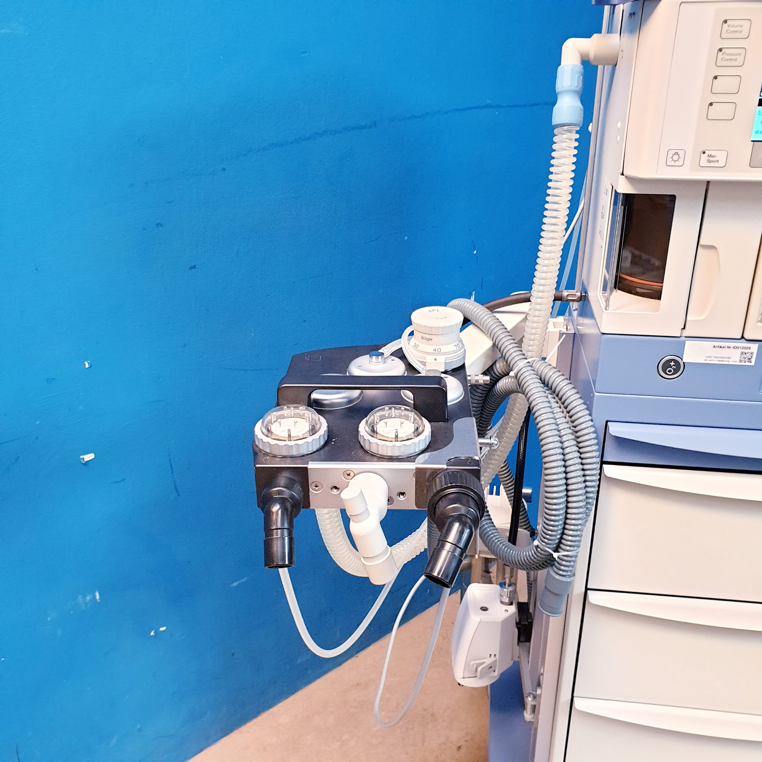 Dräger Fabius Tiro Anesthesia Narkosegerät – Anesthesie DOM 2017 thumbnail 11
