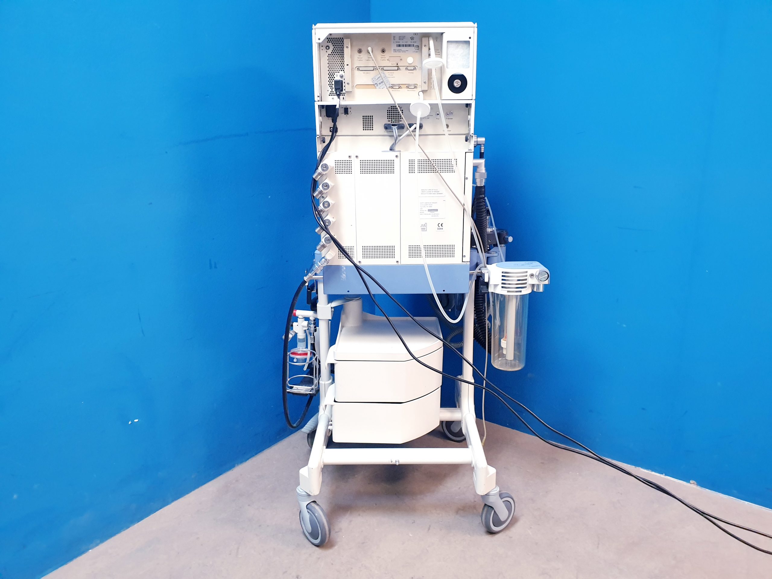 Dräger Fabius Narkosegerät mit PM 8050 Gasmonitor SW: 02.80 3 Gasig REFURBISHED thumbnail 21