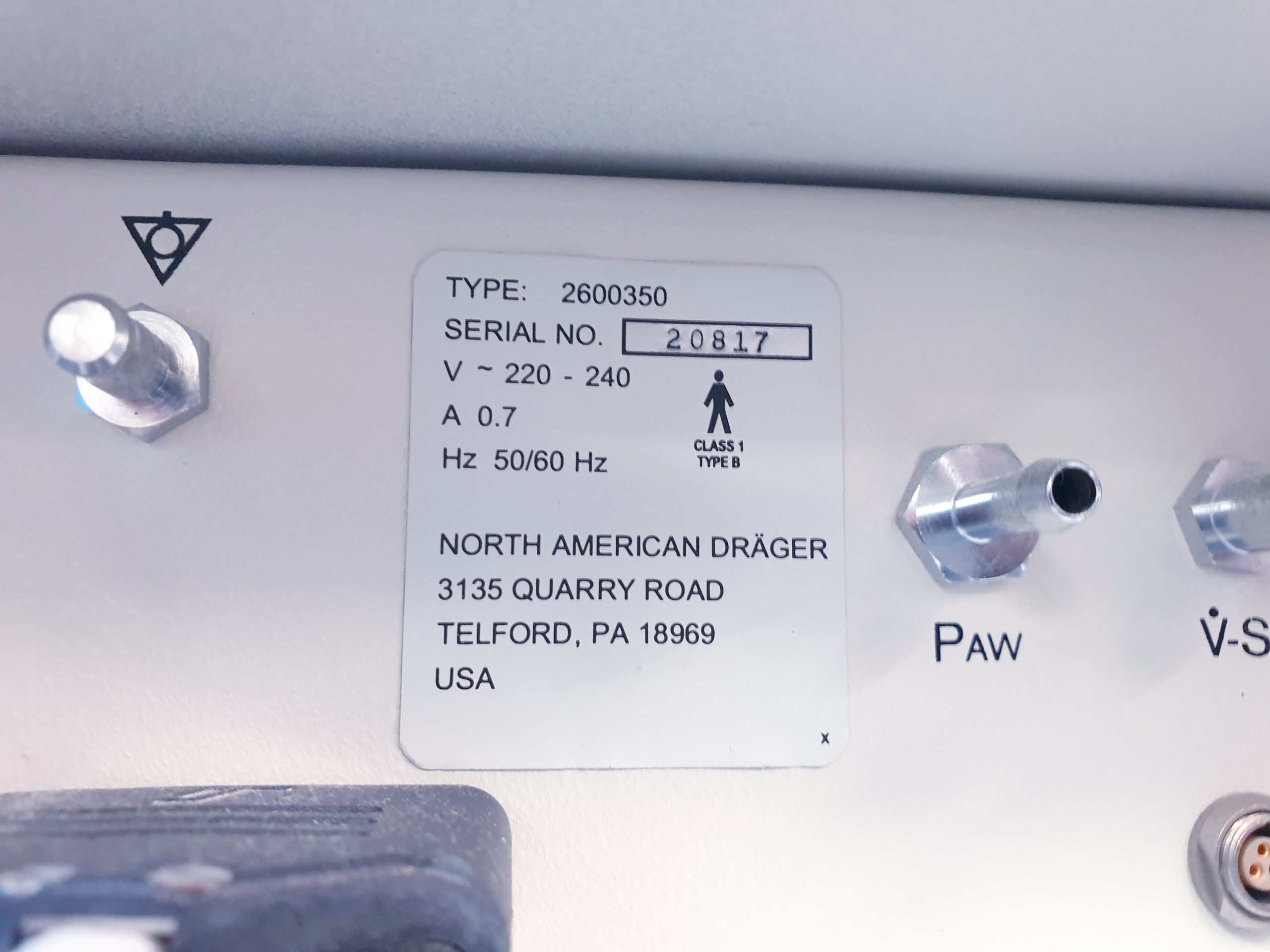 Dräger Fabius Narkosegerät mit PM 8050 Gasmonitor SW: 02.80 3 Gasig REFURBISHED thumbnail 23