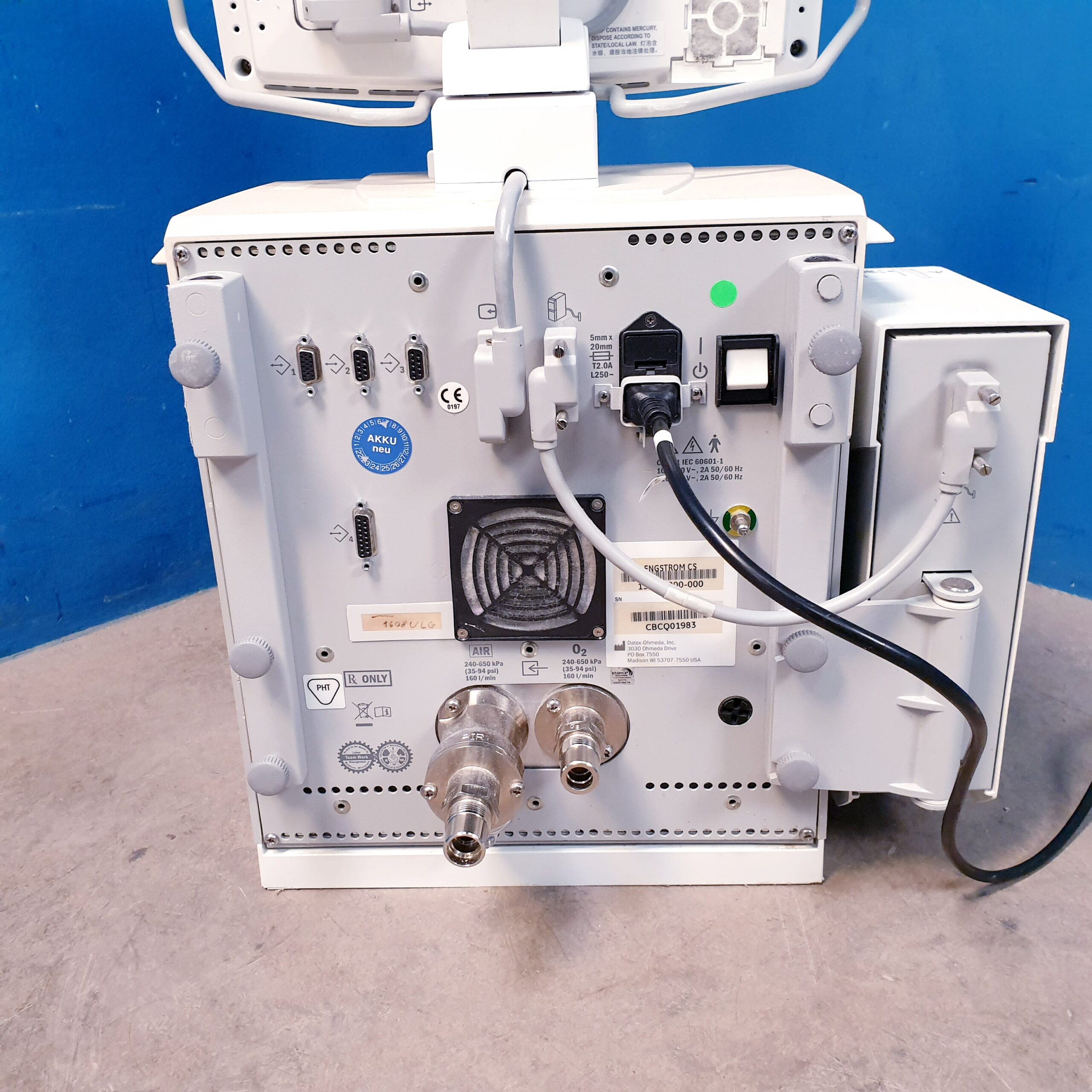 GE Engstrom Carestation Ventilator Beatmungsgerät thumbnail 13