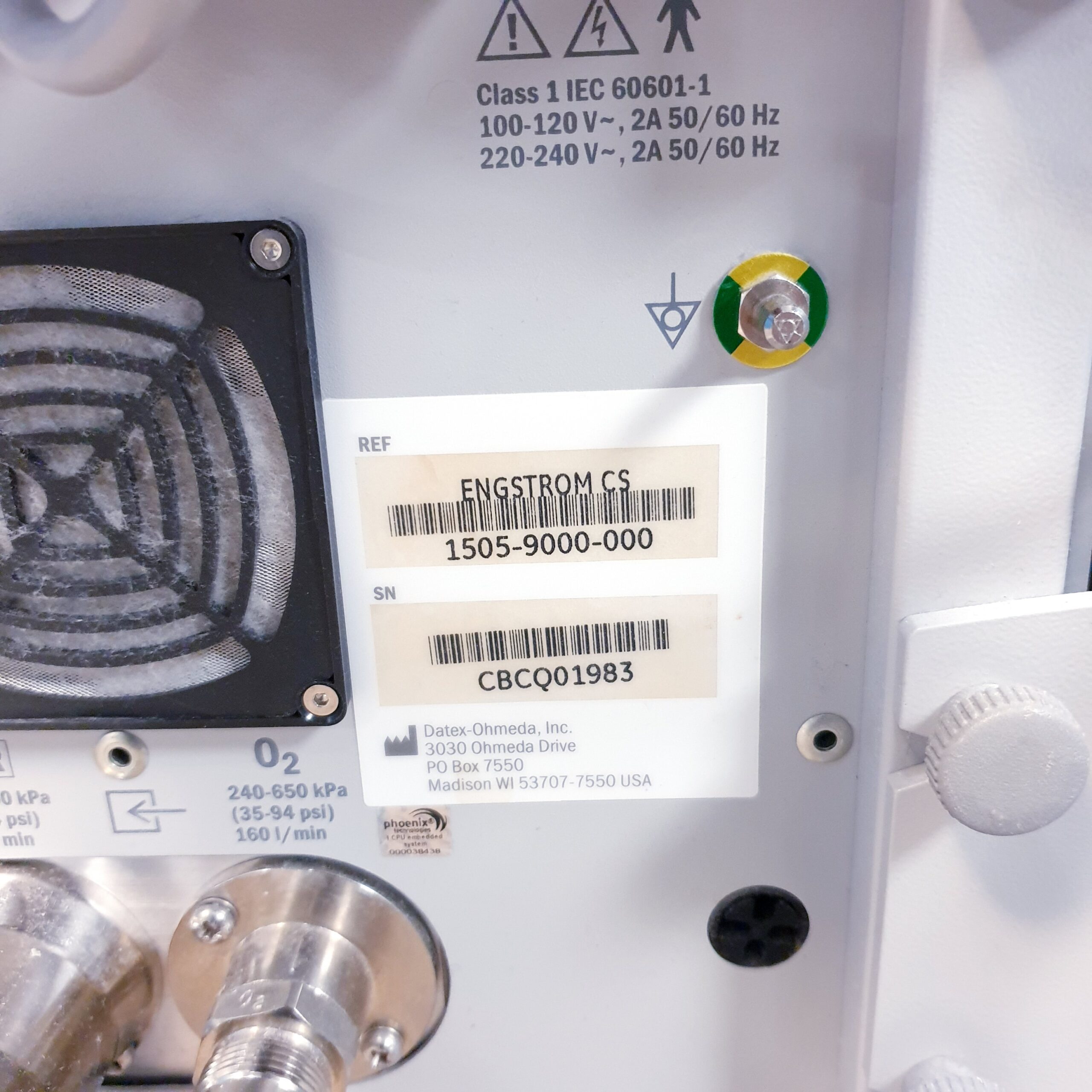GE Engstrom Carestation Ventilator Beatmungsgerät thumbnail 14