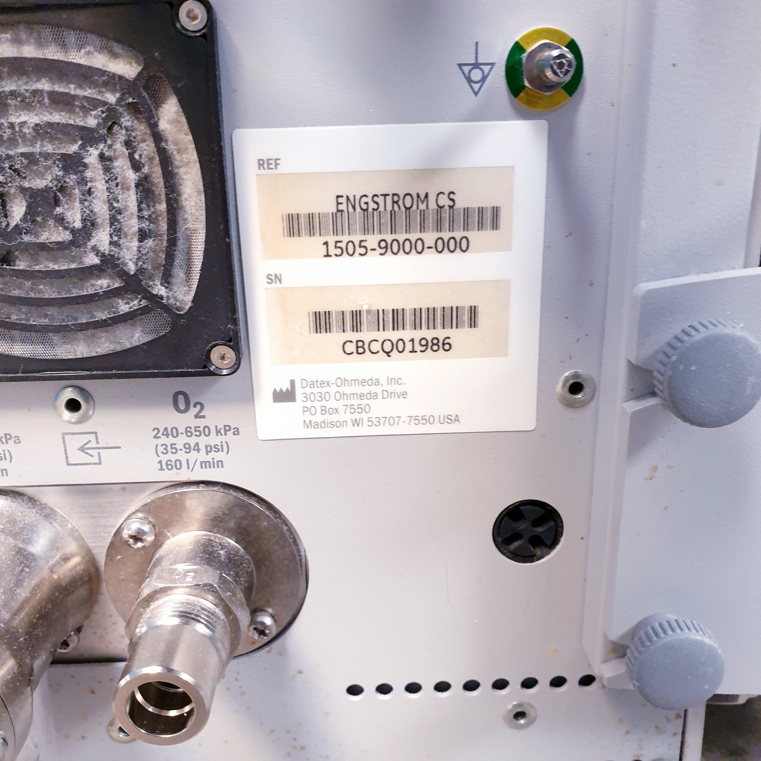 GE Engstrom Carestation Ventilator Beatmungsgerät thumbnail 13