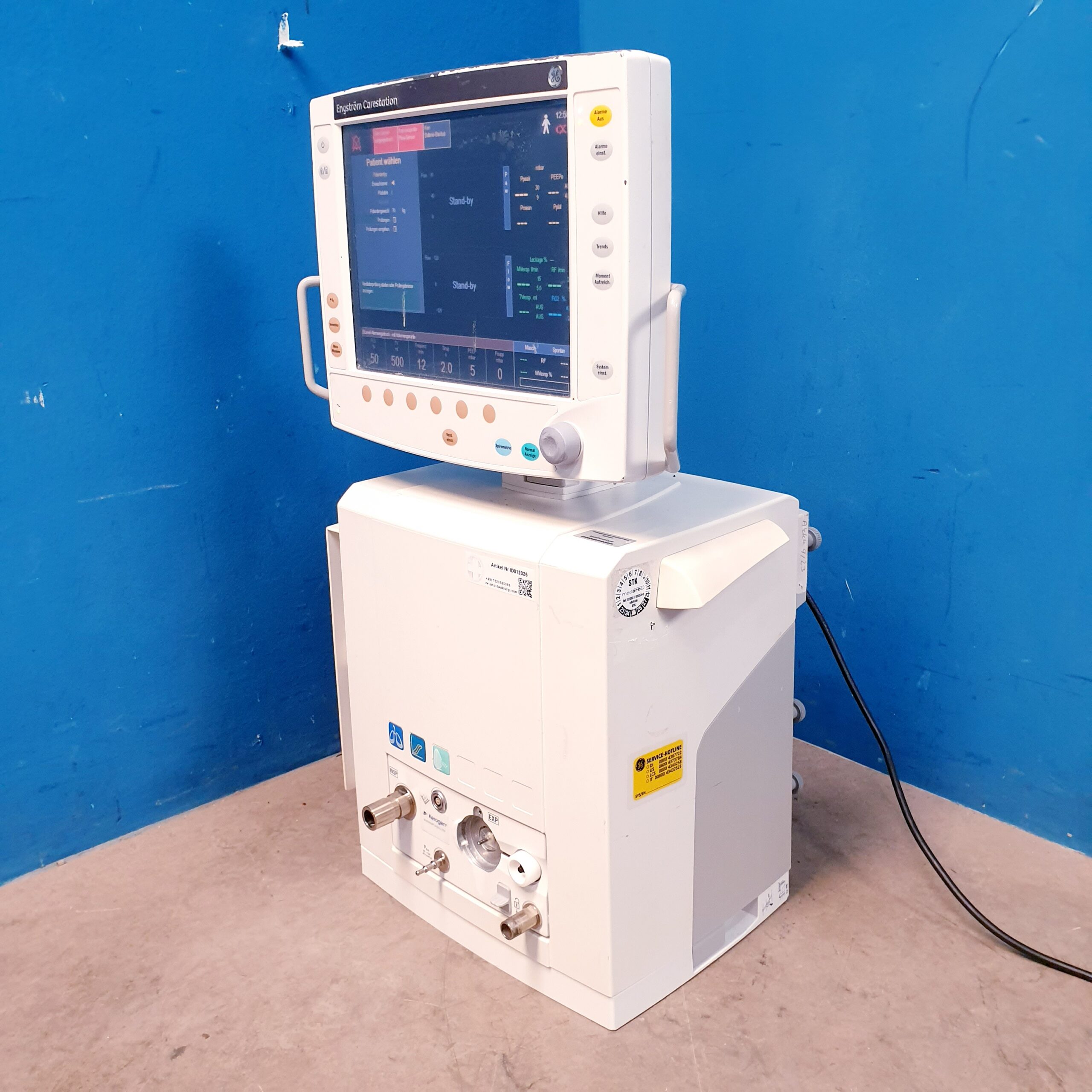 GE Engstrom Carestation Ventilator Beatmungsgerät thumbnail 20