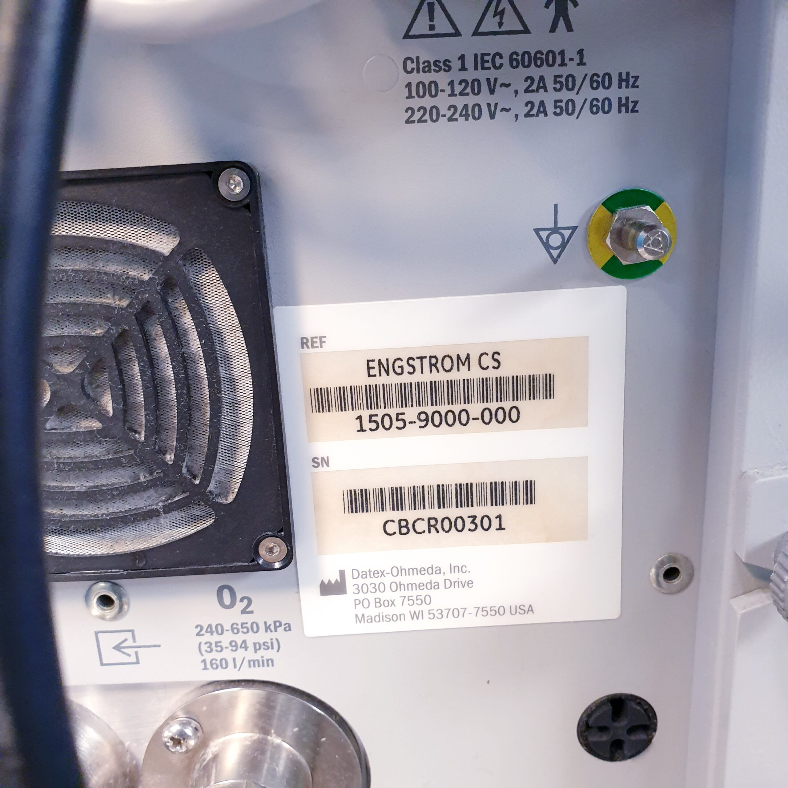 GE Engström Carestation Ventilator Beatmungsgerät thumbnail 10