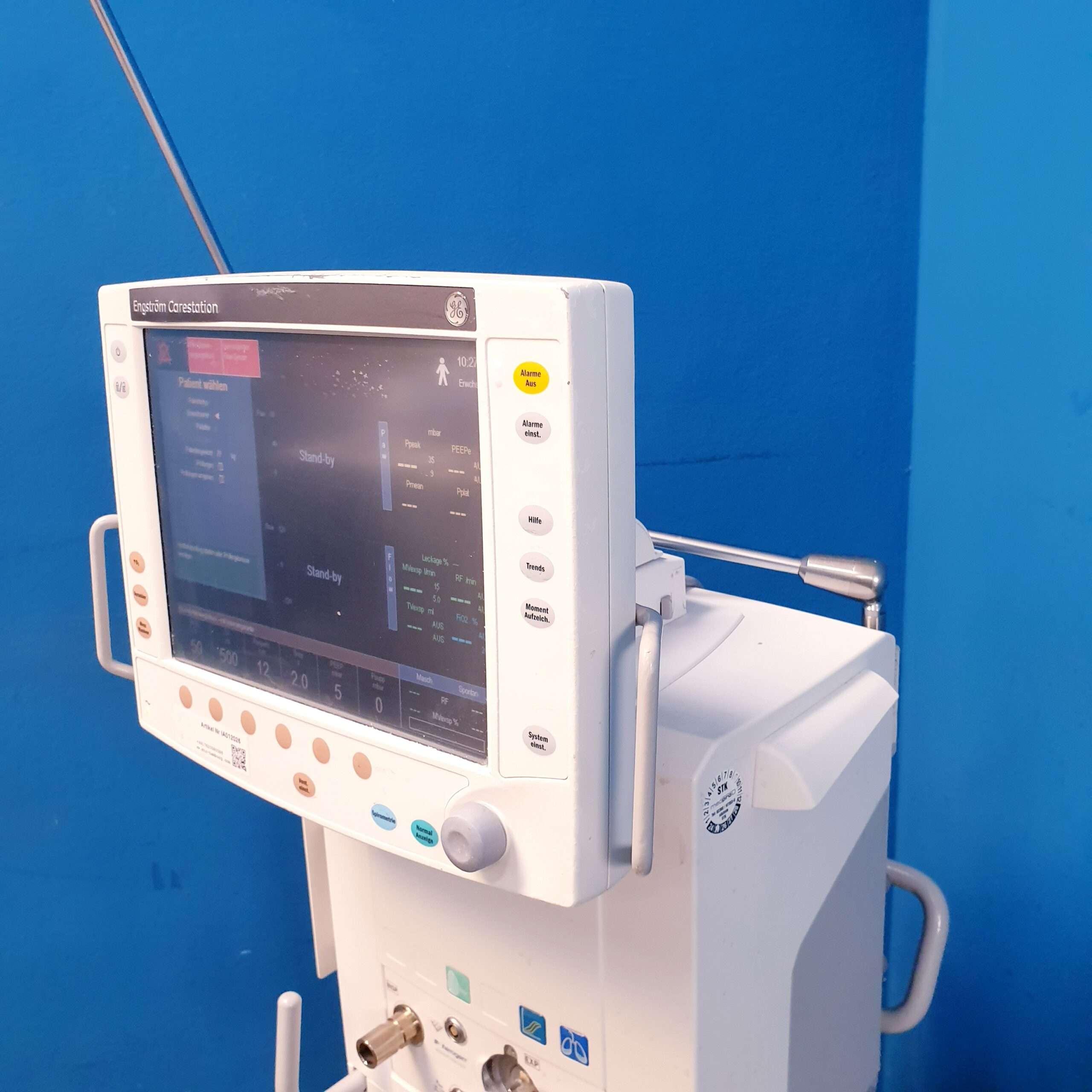 GE Engström Carestation Ventilator Beatmungsgerät thumbnail 16