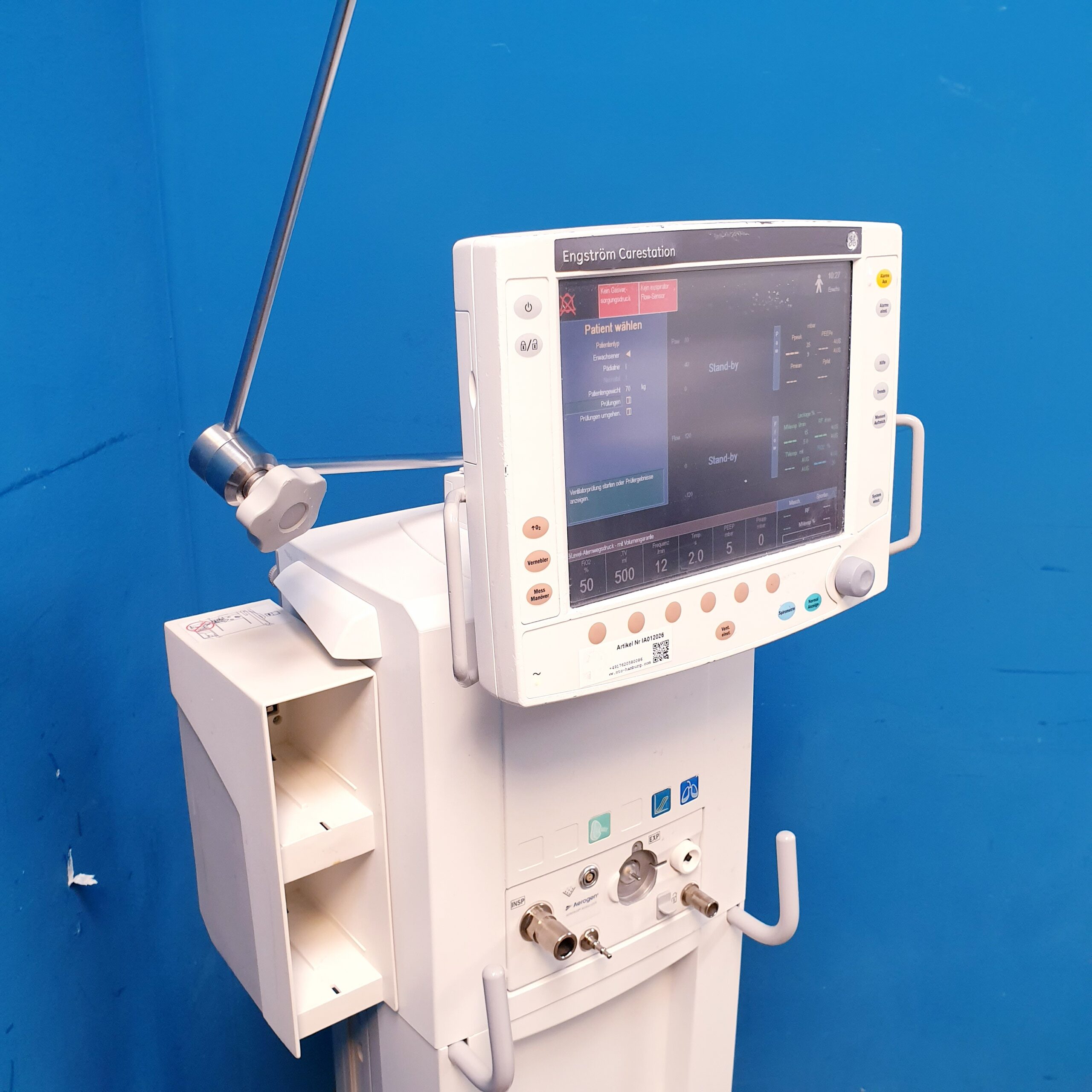 GE Engström Carestation Ventilator Beatmungsgerät thumbnail 17