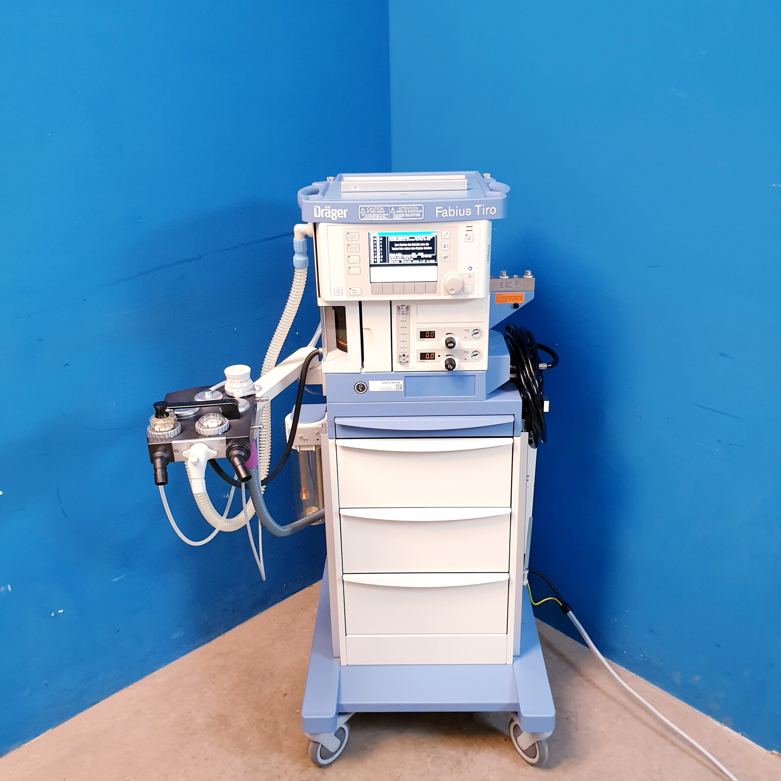 Dräger Fabius Tiro Anesthesia Narkosegerät DOM2019 — image 1 of 14