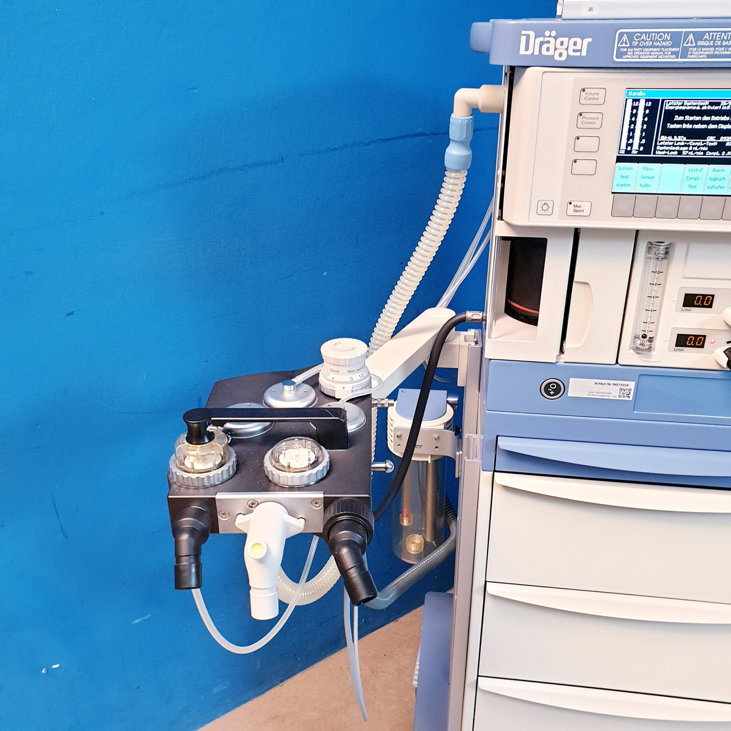 Dräger Fabius Tiro Anesthesia Narkosegerät DOM2019 thumbnail 5
