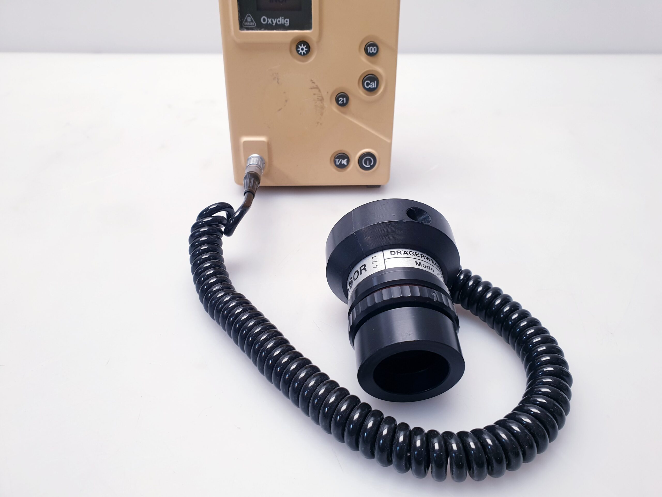 Dräger Oxydig O2-Meß-und Warngerät mit Kabel Ohne Sensor thumbnail 3