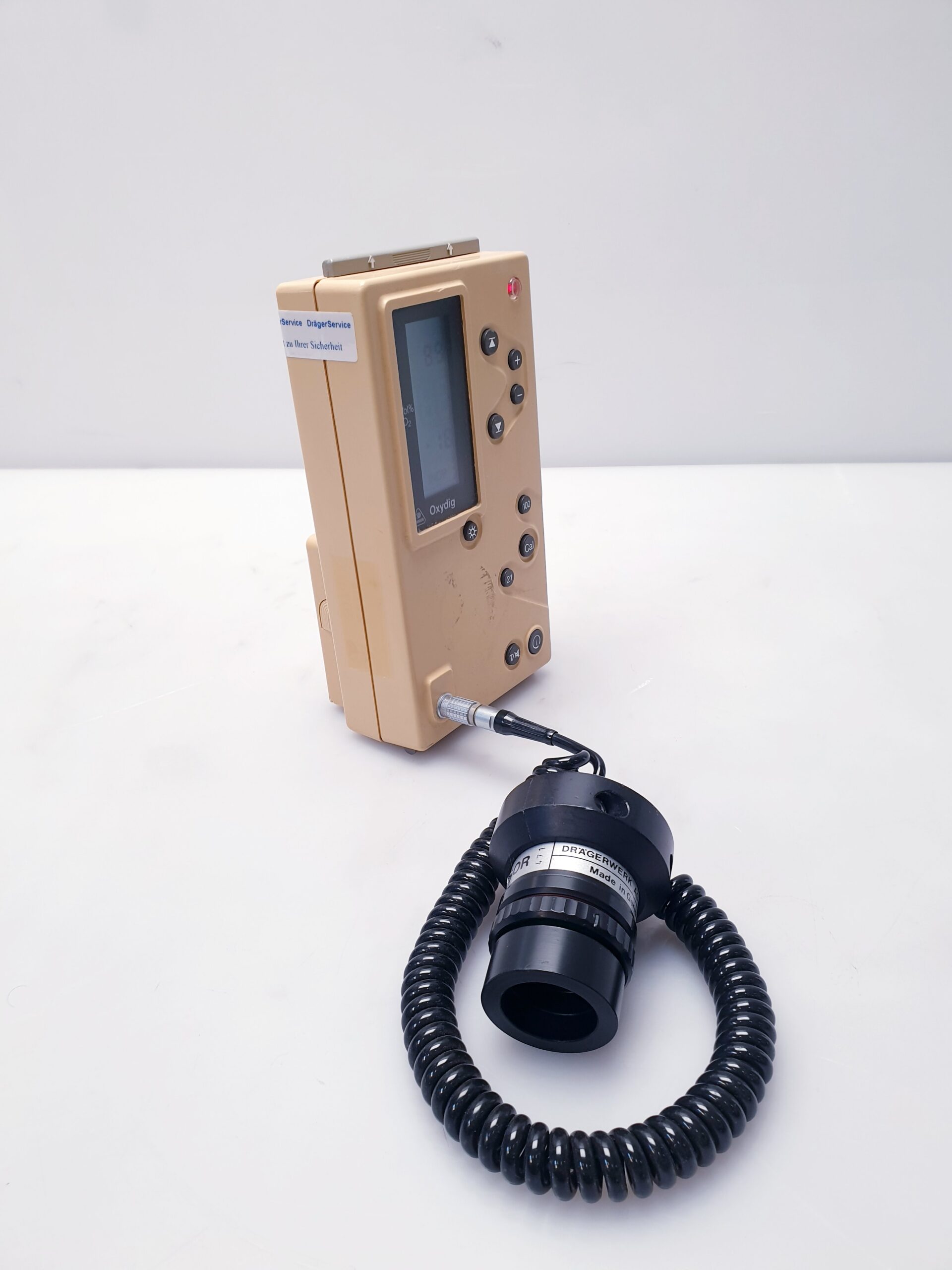 Dräger Oxydig O2-Meß-und Warngerät mit Kabel Ohne Sensor thumbnail 5