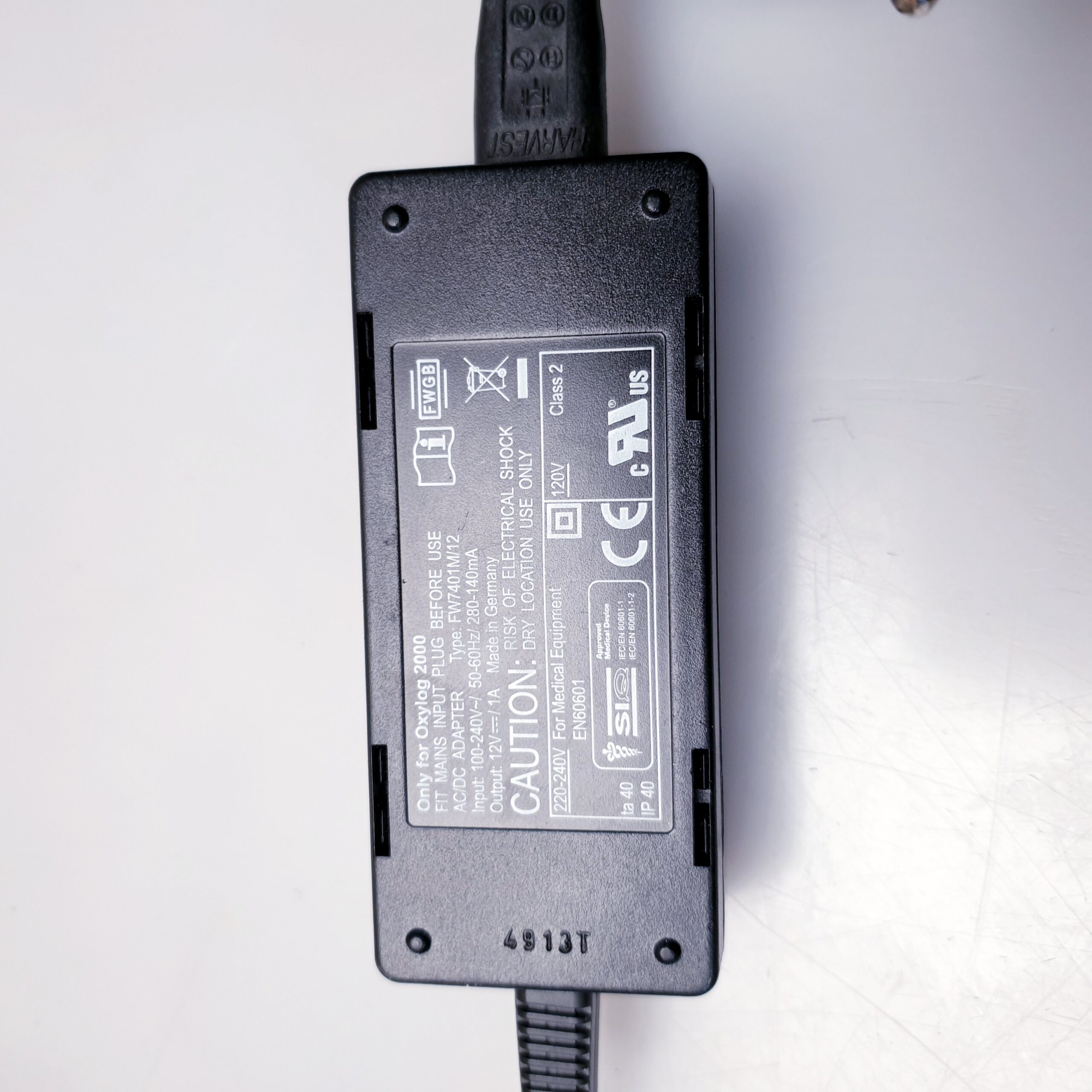 Dräger Oxylog 2000 Beatmungsgerät + Netzteil FW7401M,12 thumbnail 16