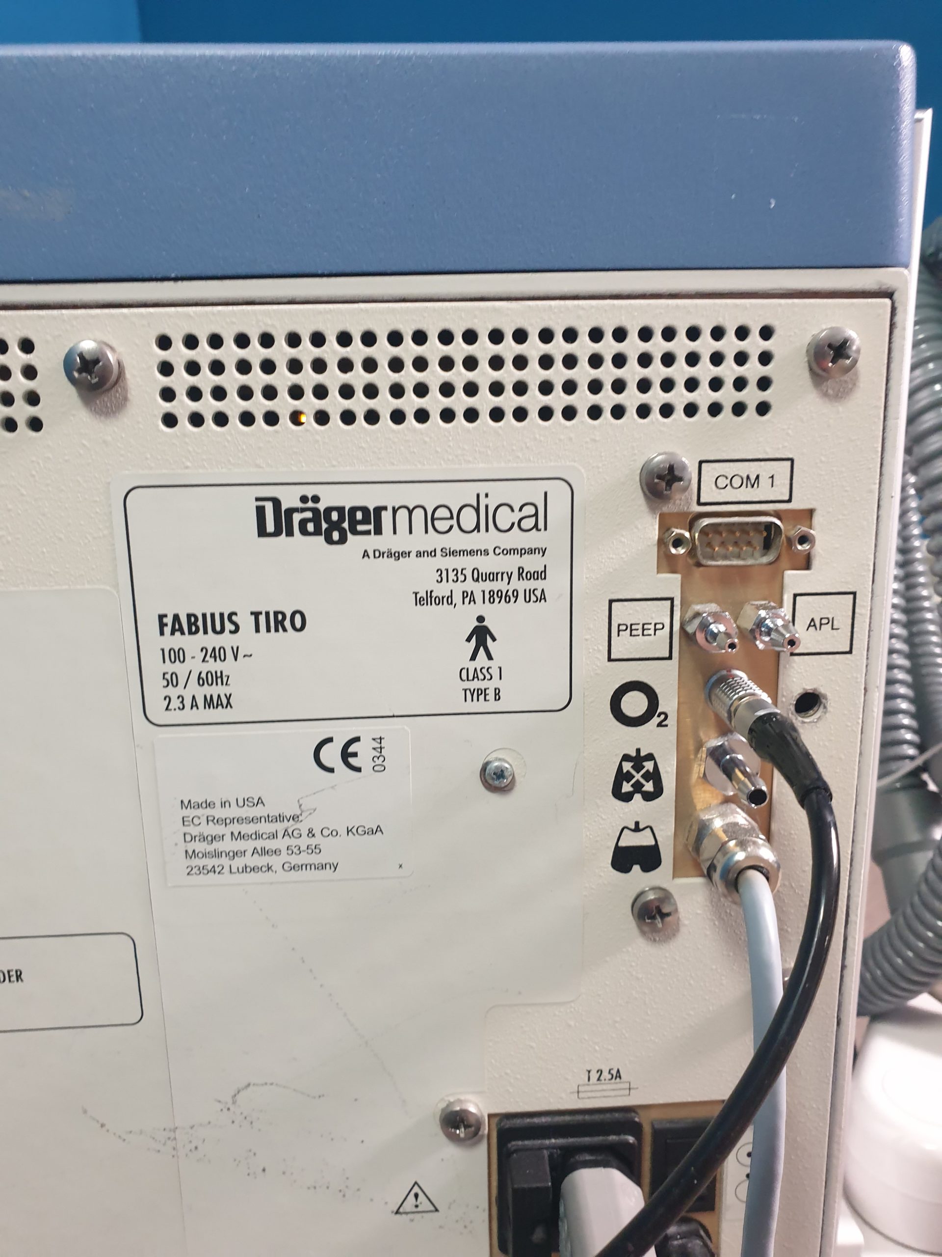 Dräger Drager Fabius Tiro – Narkosegerät Ampelgerät thumbnail 24
