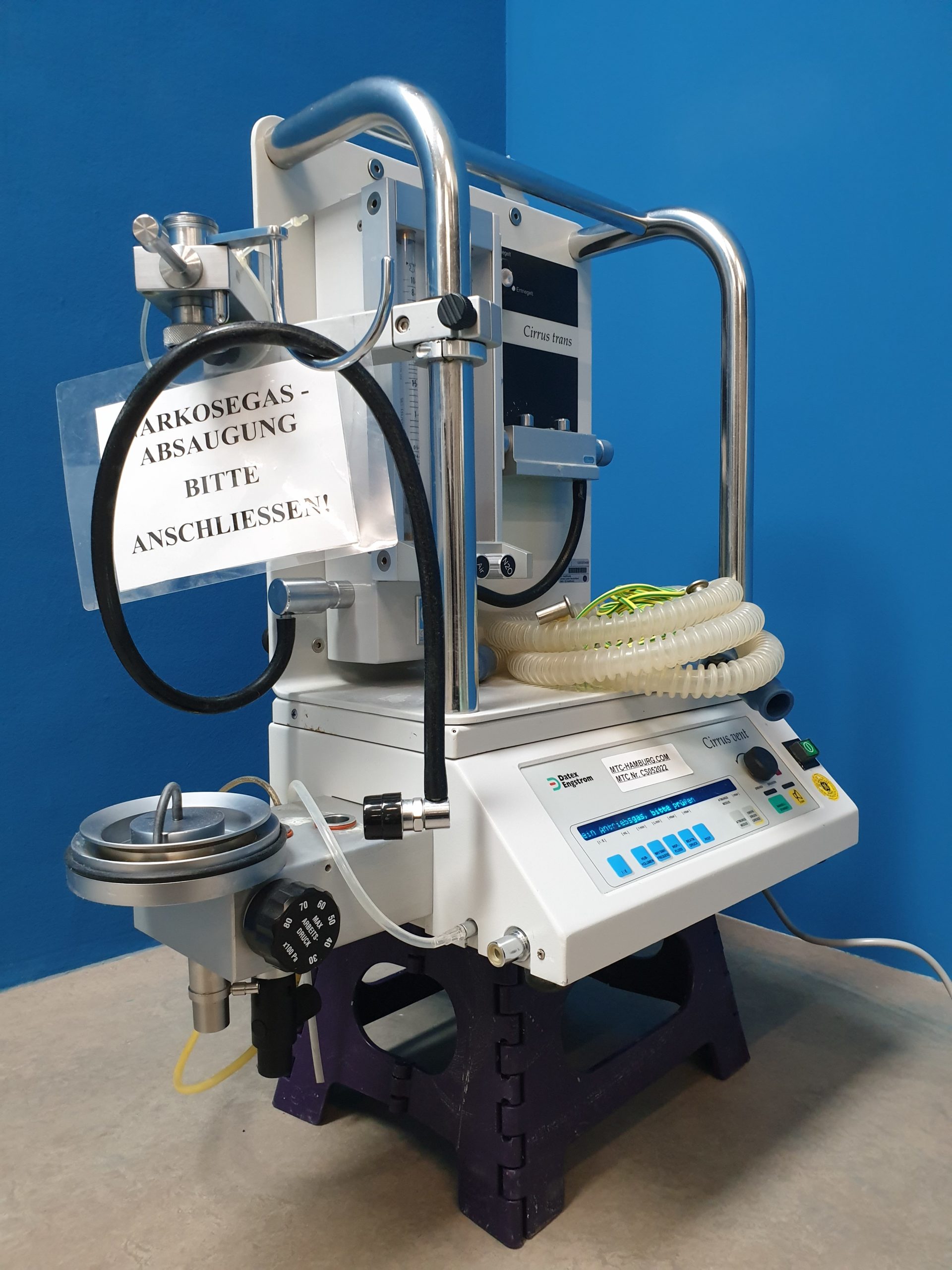 DATEX-OHMEDA Cirrus Trans Vent II Anesthesia Machine thumbnail 3