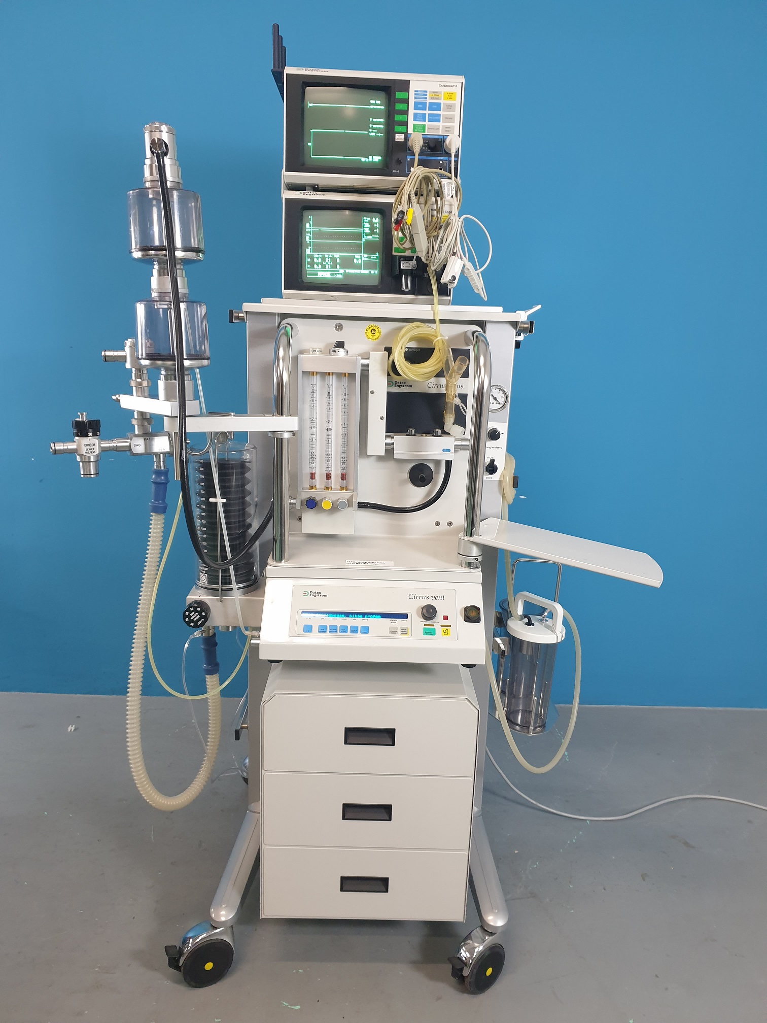DATEX-OHMEDA Cirrus Trans Vent Anesthesia Machine + Datex Ultima + Datex Cardiocap — image 1 of 11