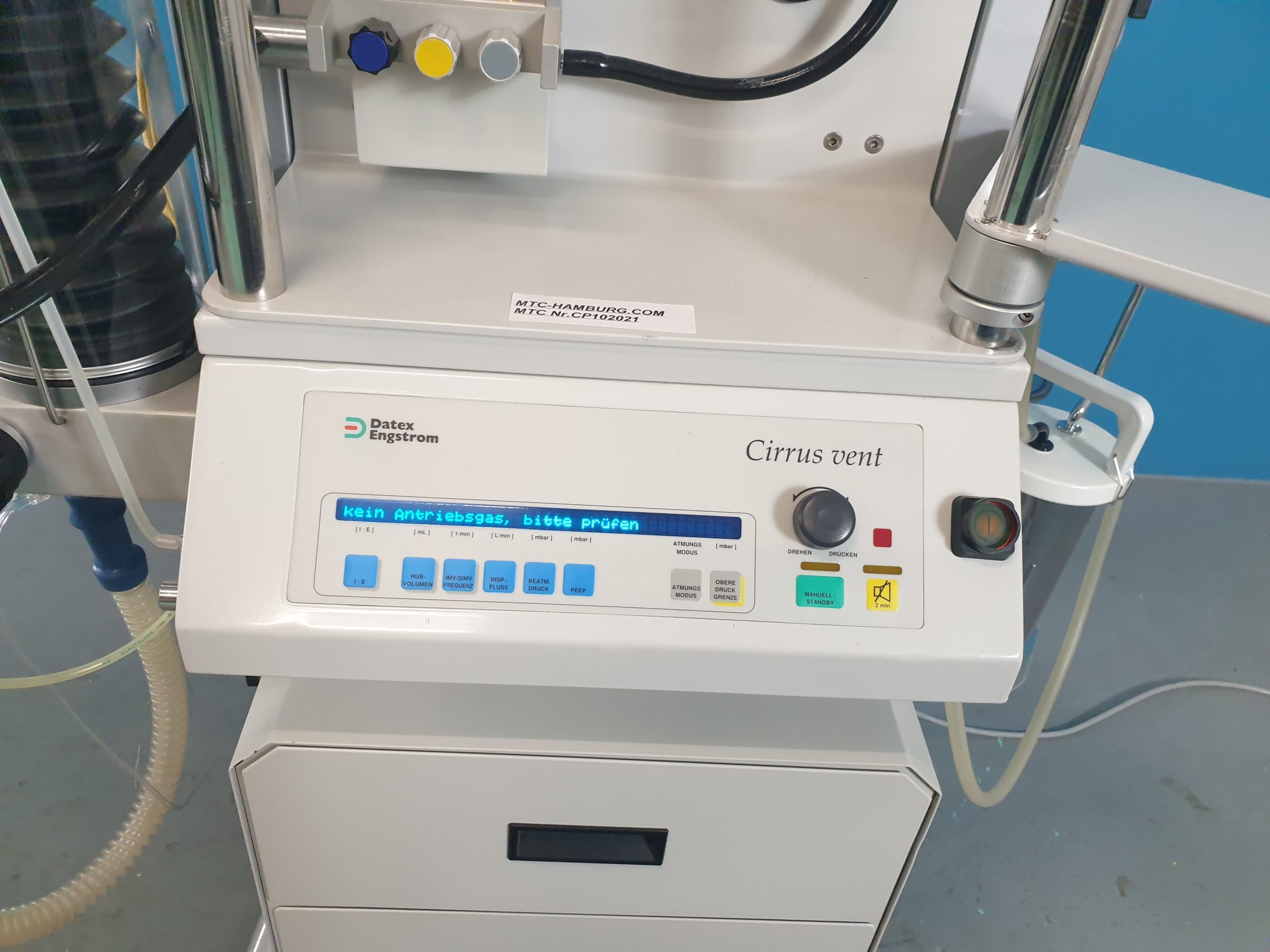 DATEX-OHMEDA Cirrus Trans Vent Anesthesia Machine + Datex Ultima + Datex Cardiocap thumbnail 2