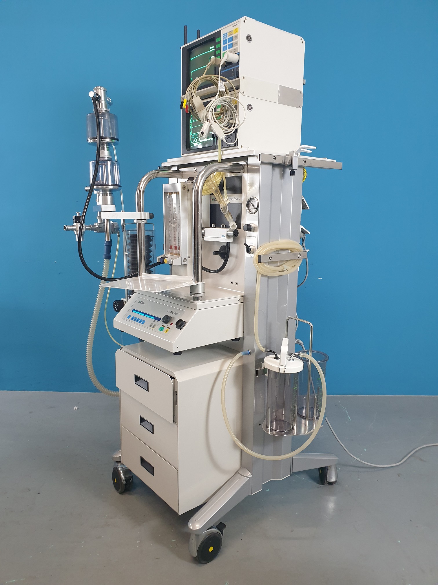 DATEX-OHMEDA Cirrus Trans Vent Anesthesia Machine + Datex Ultima + Datex Cardiocap thumbnail 6
