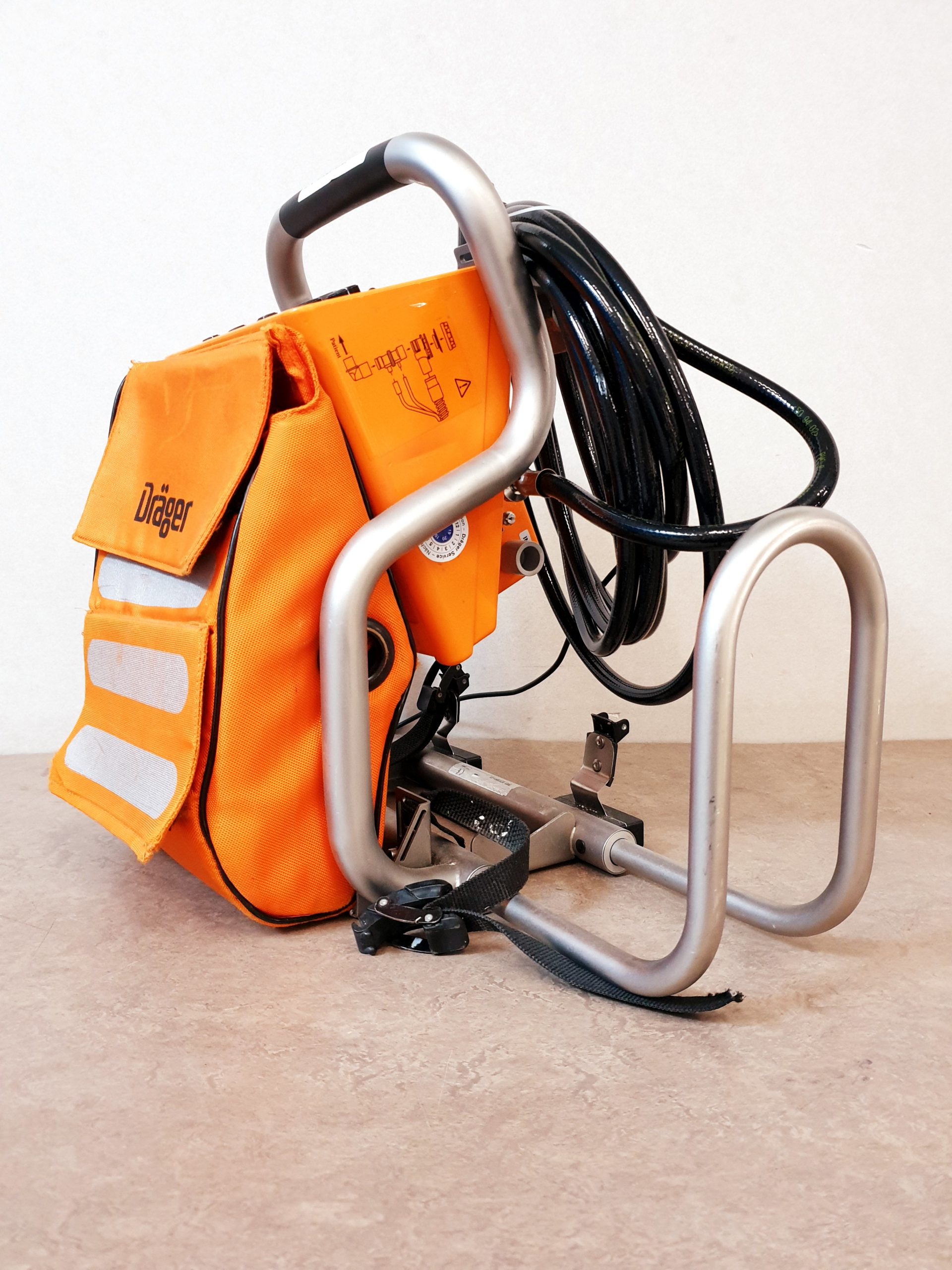 Dräger Draeger Oxylog 2000 Beatmungsgerät Emergency Ventilator mit Netzteil — thumbnail 4