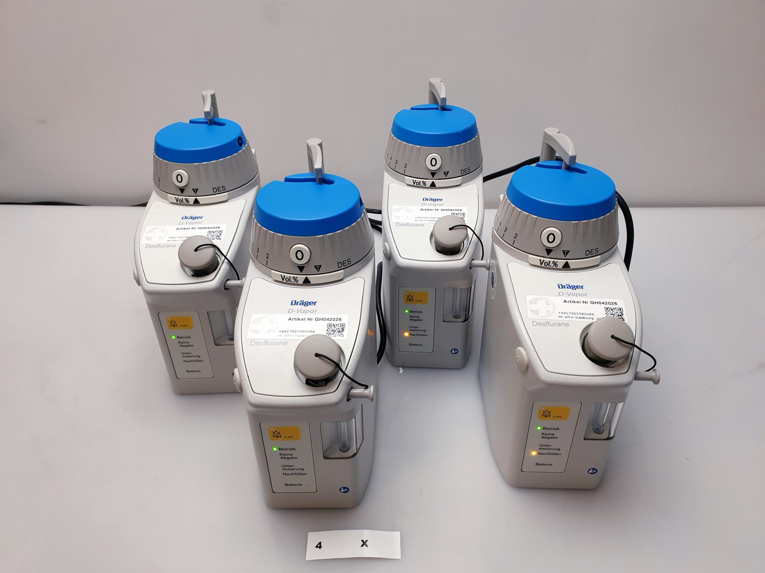 Drager Dräger D-Vapor Desflurane Vaporizer Vapor thumbnail 5