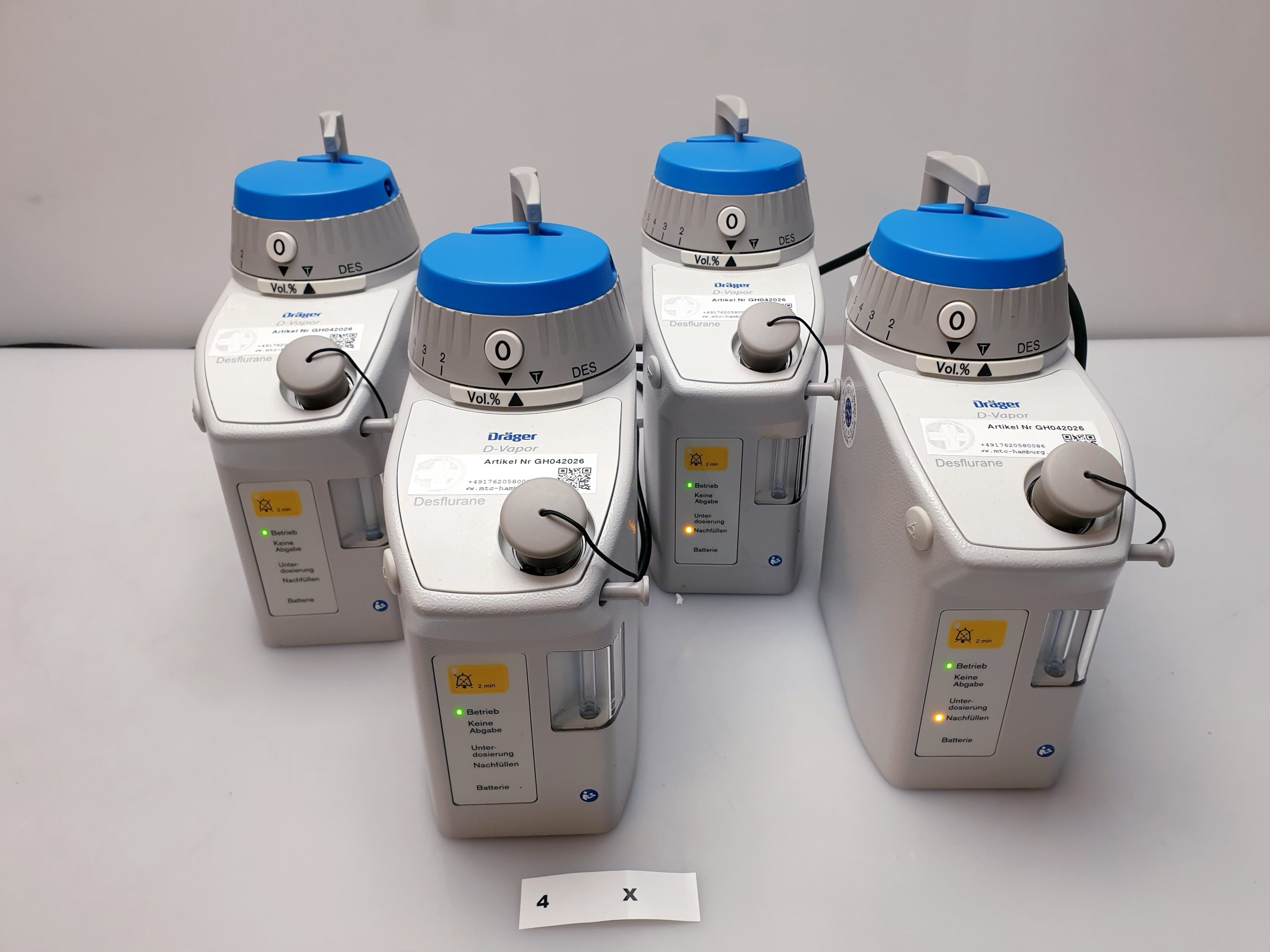 Drager Dräger D-Vapor Desflurane Vaporizer Vapor thumbnail 12