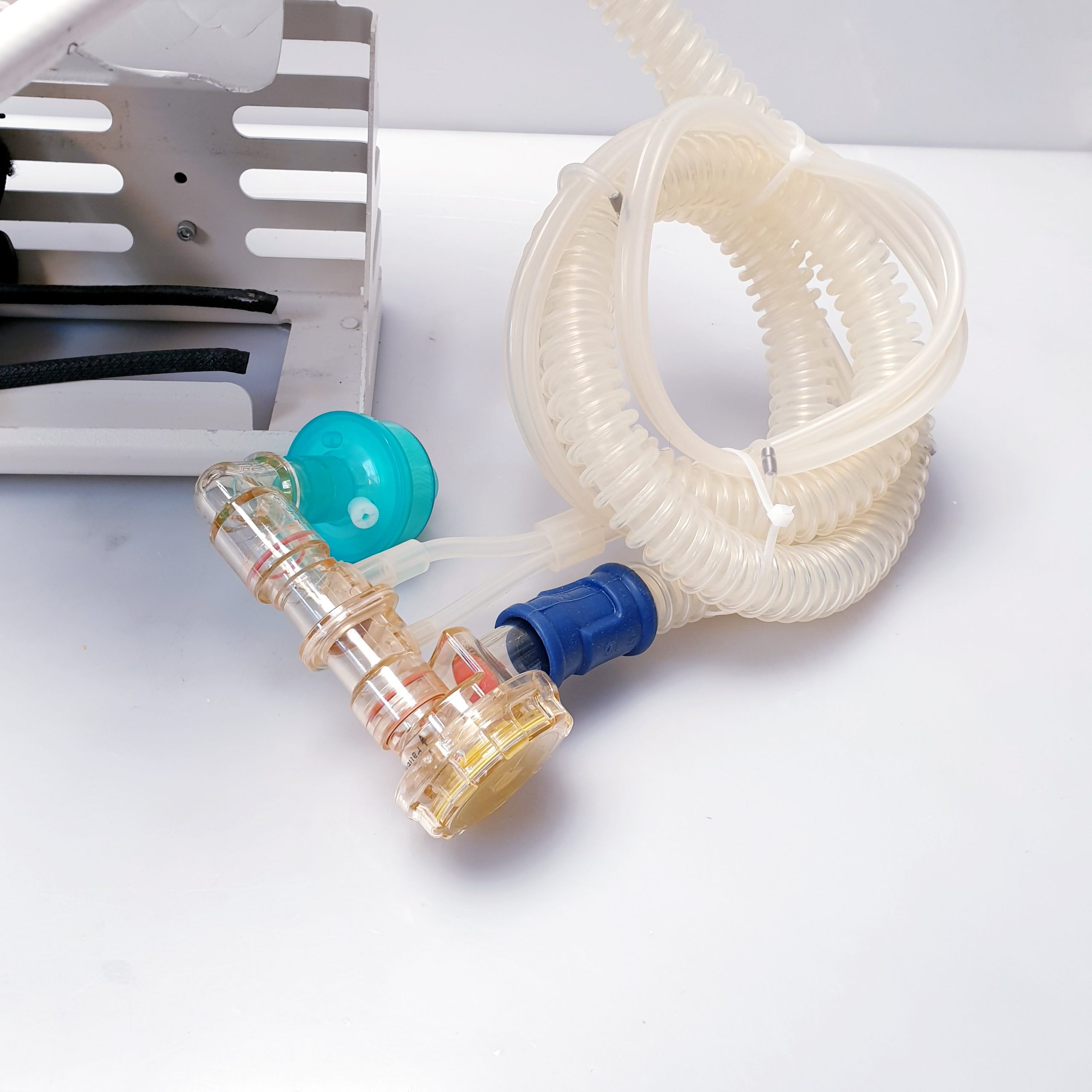 Dräger Oxylog 2000 Beatmungsgerät & Dräger No. 8412074 Netzteil thumbnail 5