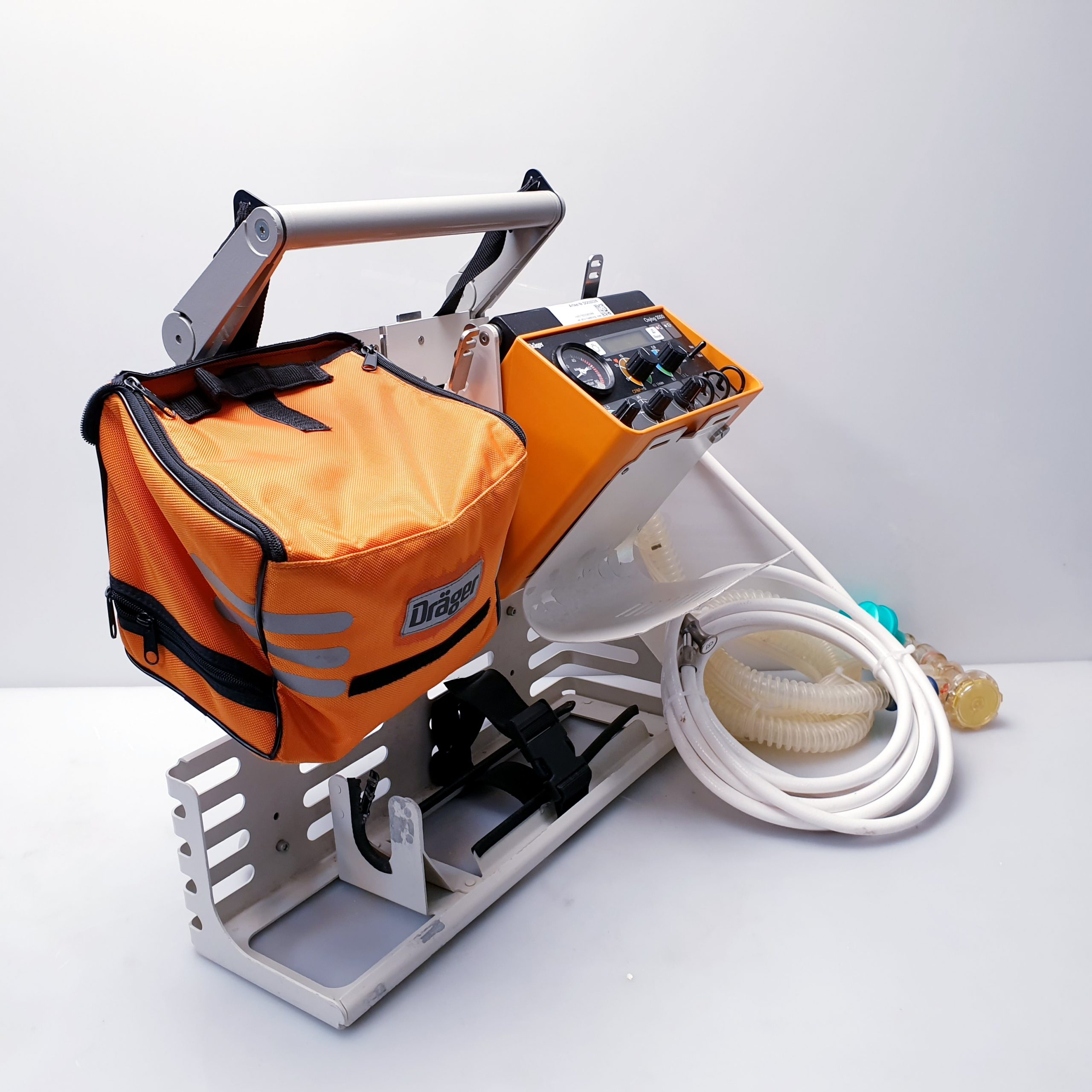 Dräger Oxylog 2000 Beatmungsgerät & Dräger No. 8412074 Netzteil thumbnail 13