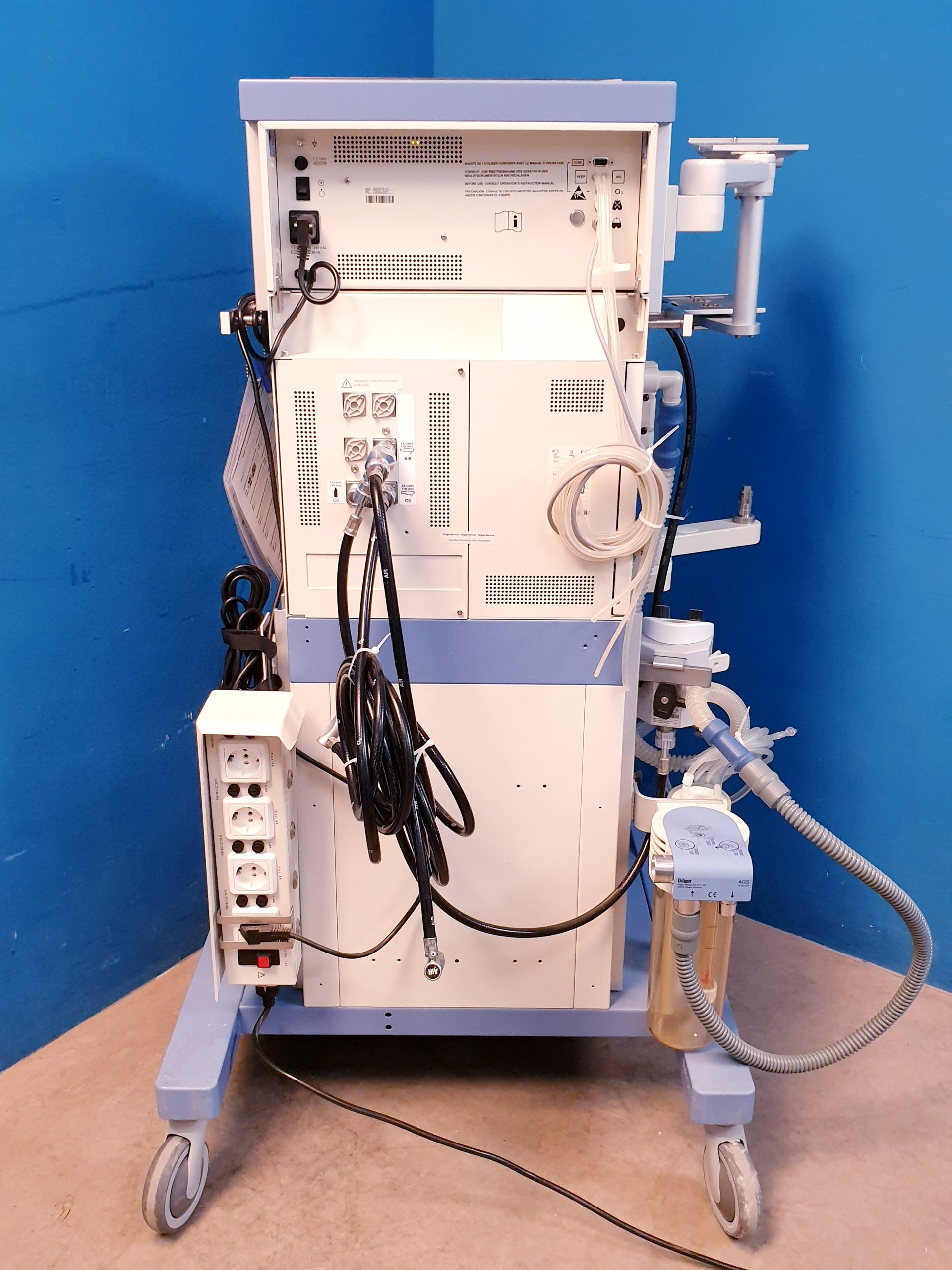 Draeger Dräger Fabius Plus Narkose Beatmungsgerät SW-V 3.37 thumbnail 15