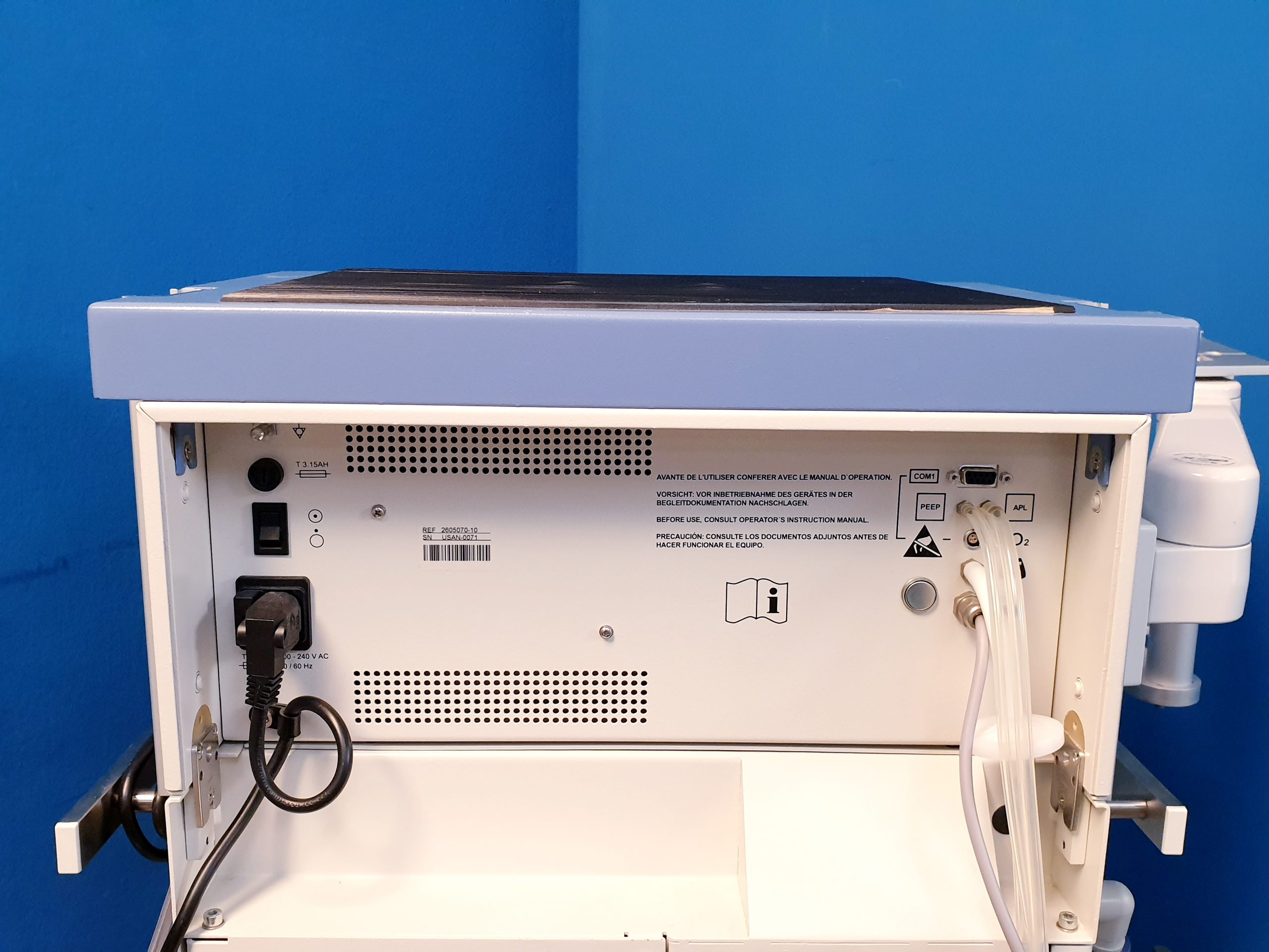 Draeger Dräger Fabius Plus Narkose Beatmungsgerät SW-V 3.37 thumbnail 17