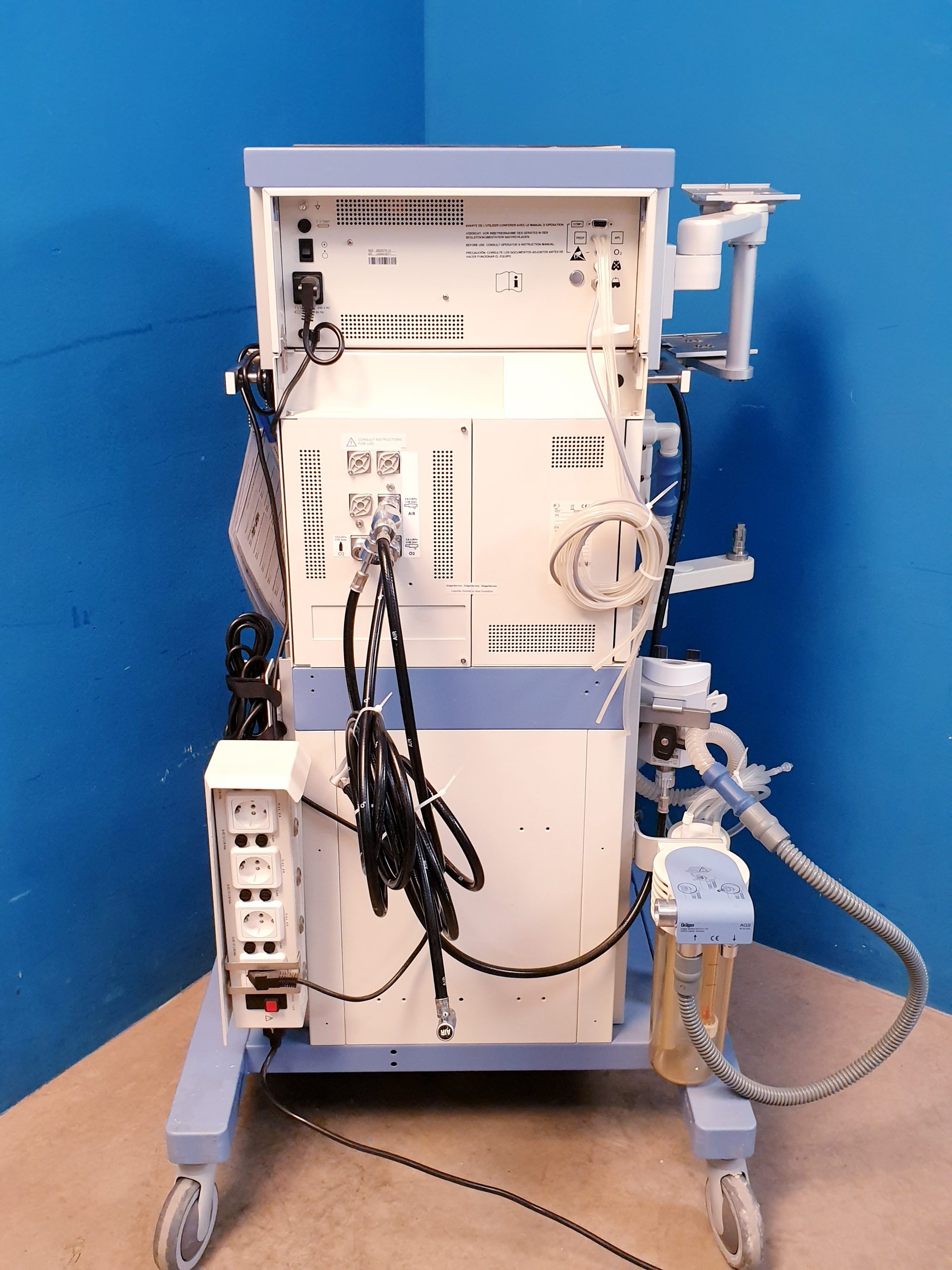 Draeger Dräger Fabius Plus Narkose Beatmungsgerät SW-V 3.37 thumbnail 18