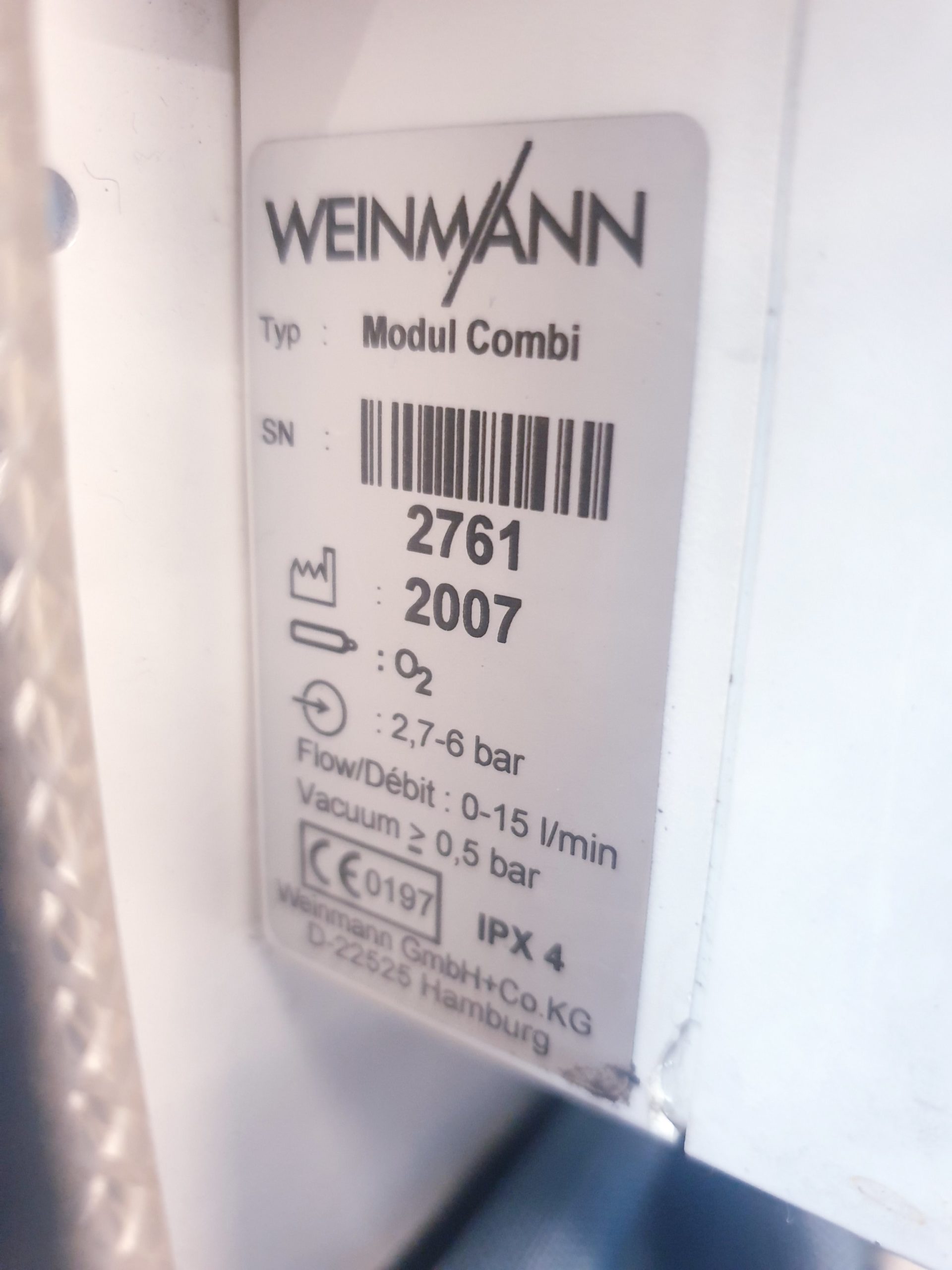 Weinmann Standard a Modul Combi medumat Notfallbeatmungsgerät thumbnail 8