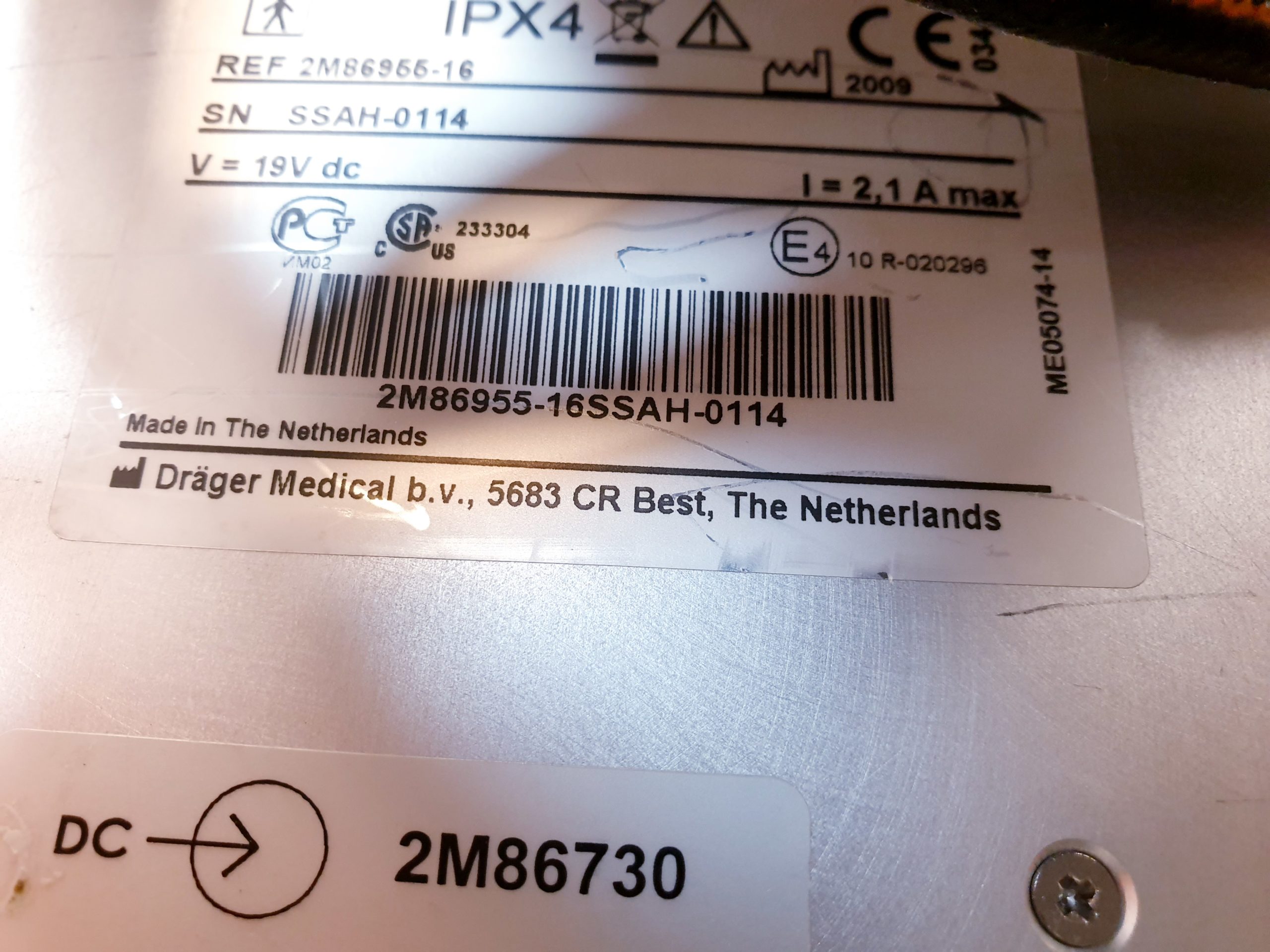 Draeger Dräger Oyxlog 3000 + Tragegestell und Netzteil thumbnail 15