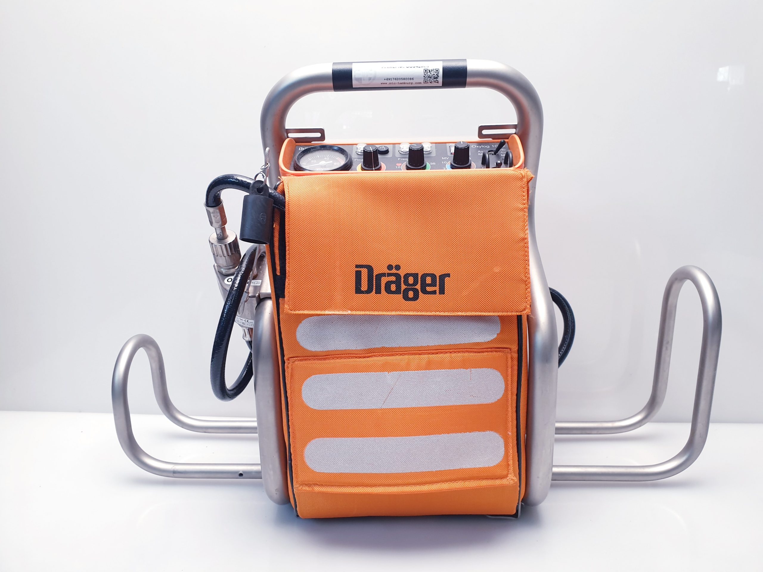 Dräger – Drager Oxylog 1000 Beatmungsgerät – Notfallbeatmungsgerät thumbnail 2