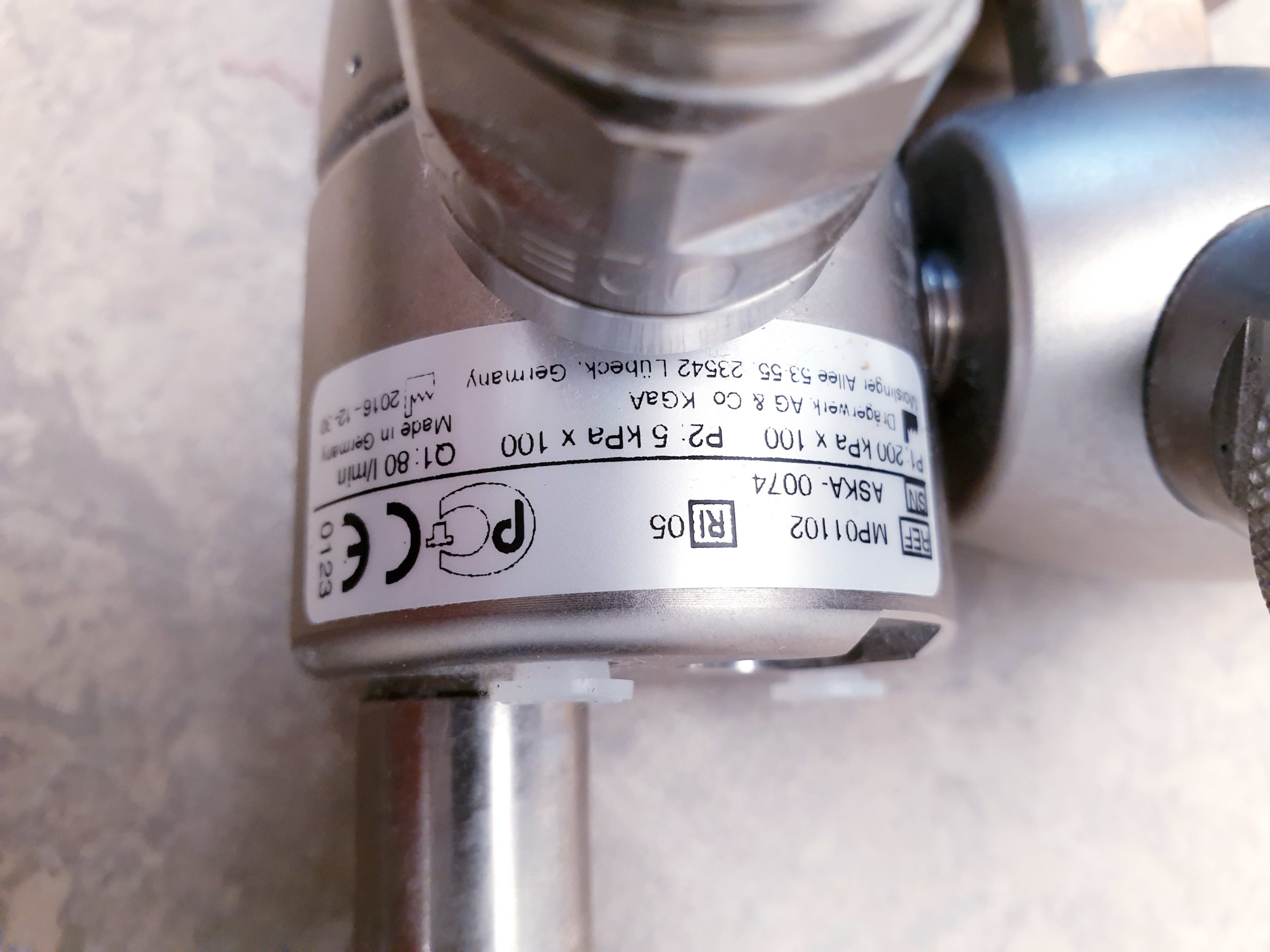 Dräger MP01102 Druckminderer thumbnail 12