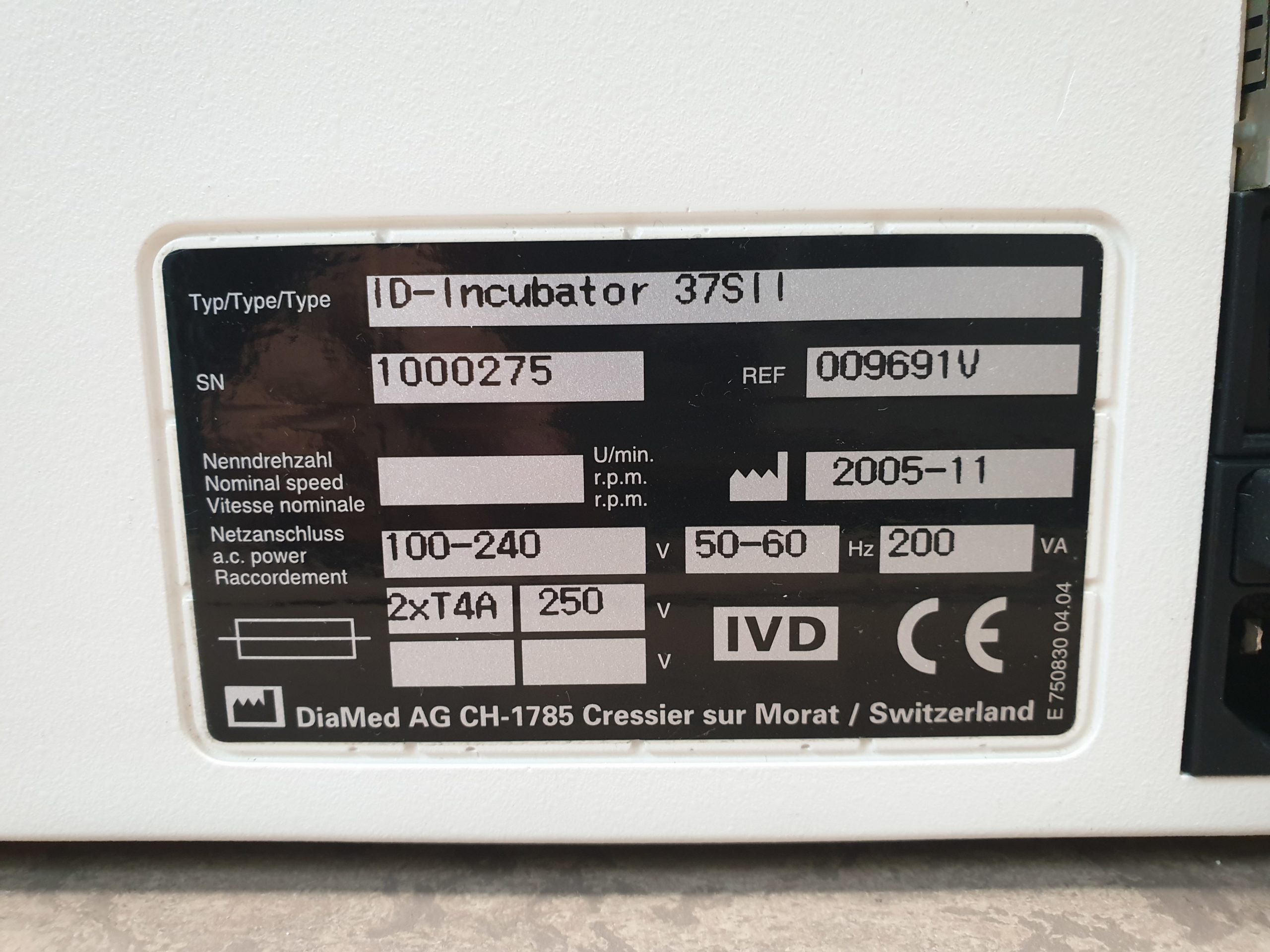 DiaMed ID-Incubator 37SI thumbnail 4