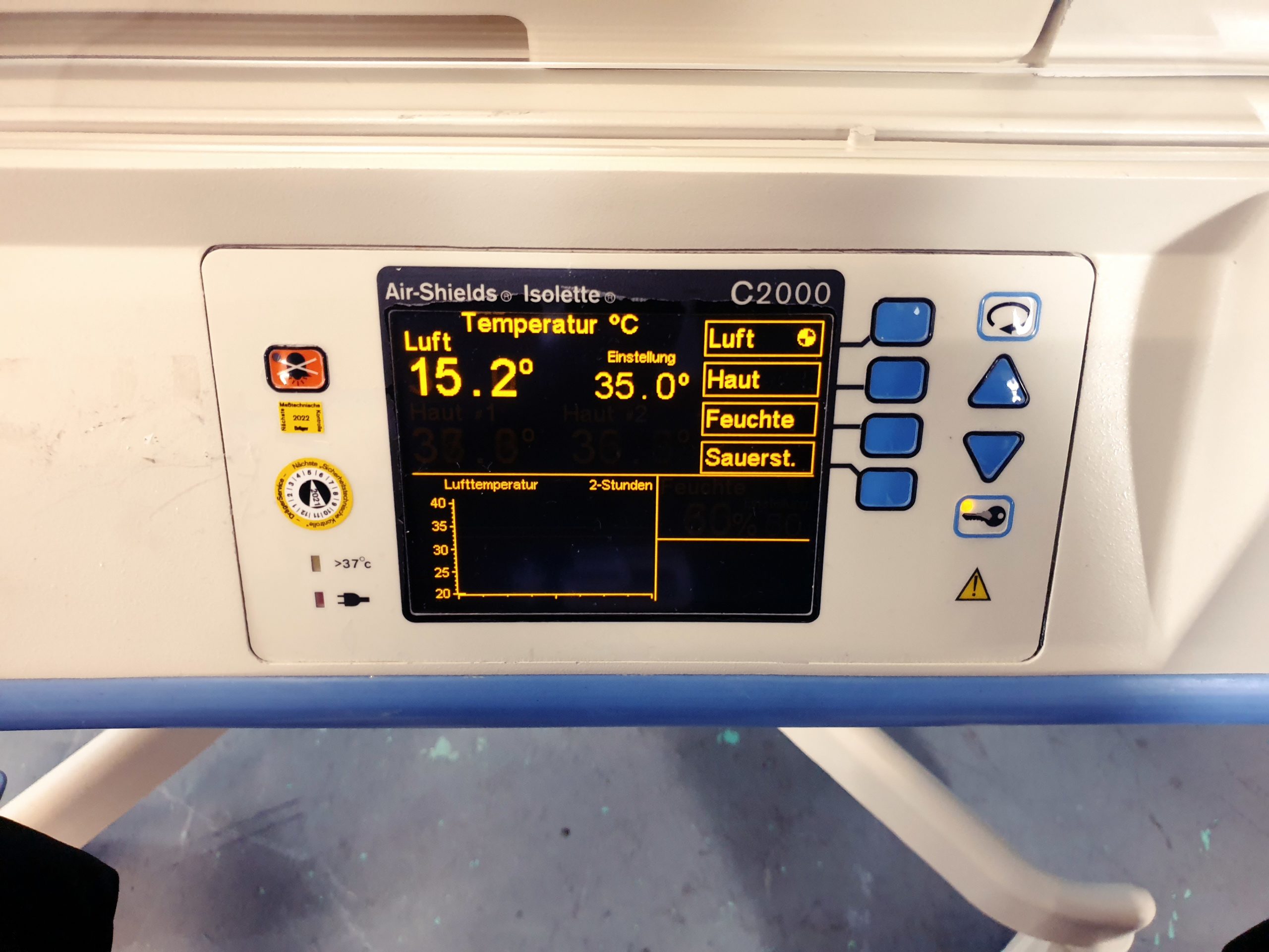 Dräger – Draeger Air Shields Isolette C2000 C 2000 Incubator / Inkubator Neonatal thumbnail 2