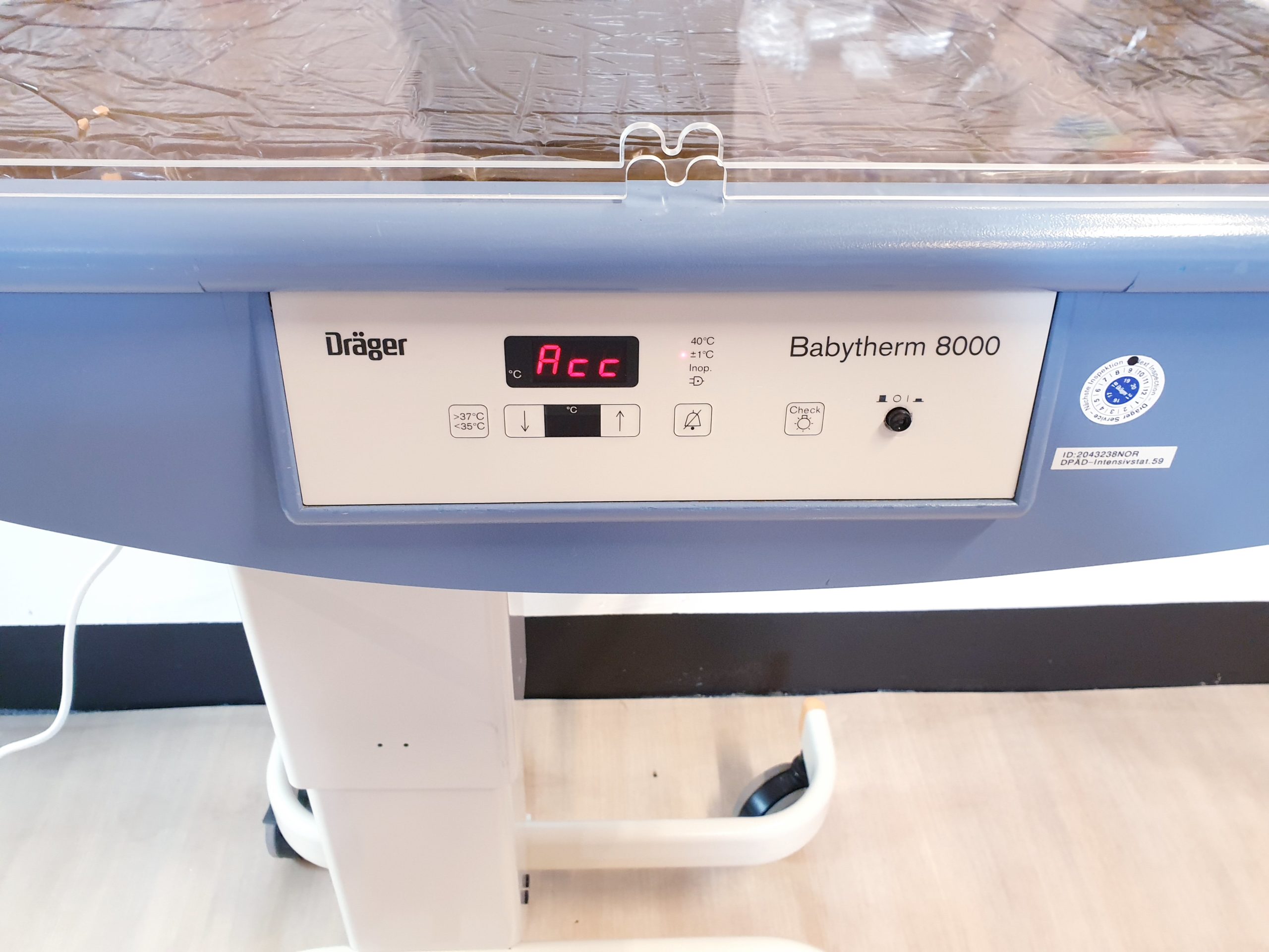 Dräger // Draeger Babytherm 8000 Brutkasten // Wärmebettchen, Überwachungseinheit … thumbnail 2
