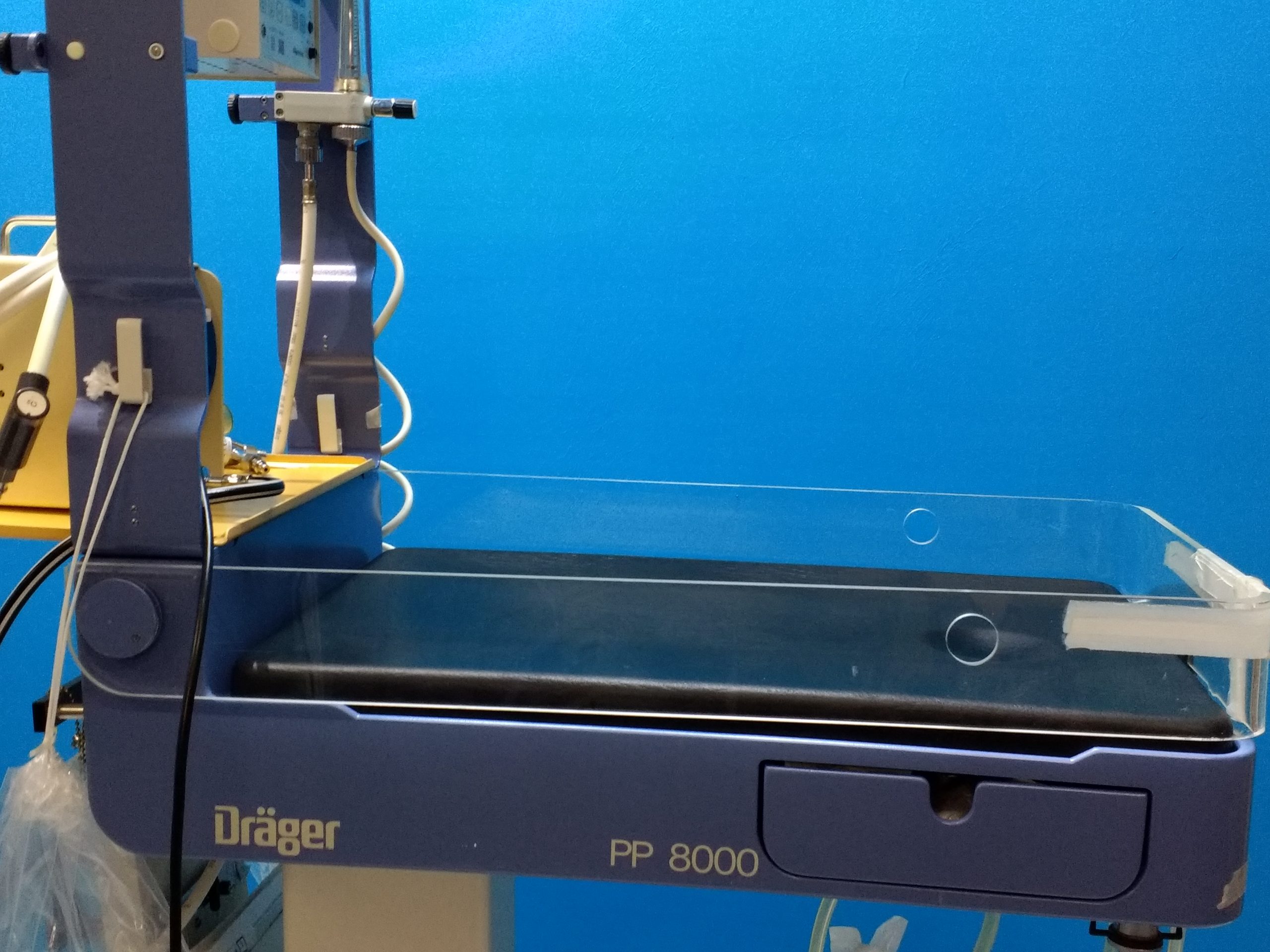 Dräger // Draeger PP 8000 Reanimationseinheit , hochklappbarer Rahmen aus Plexiglas, thumbnail 5