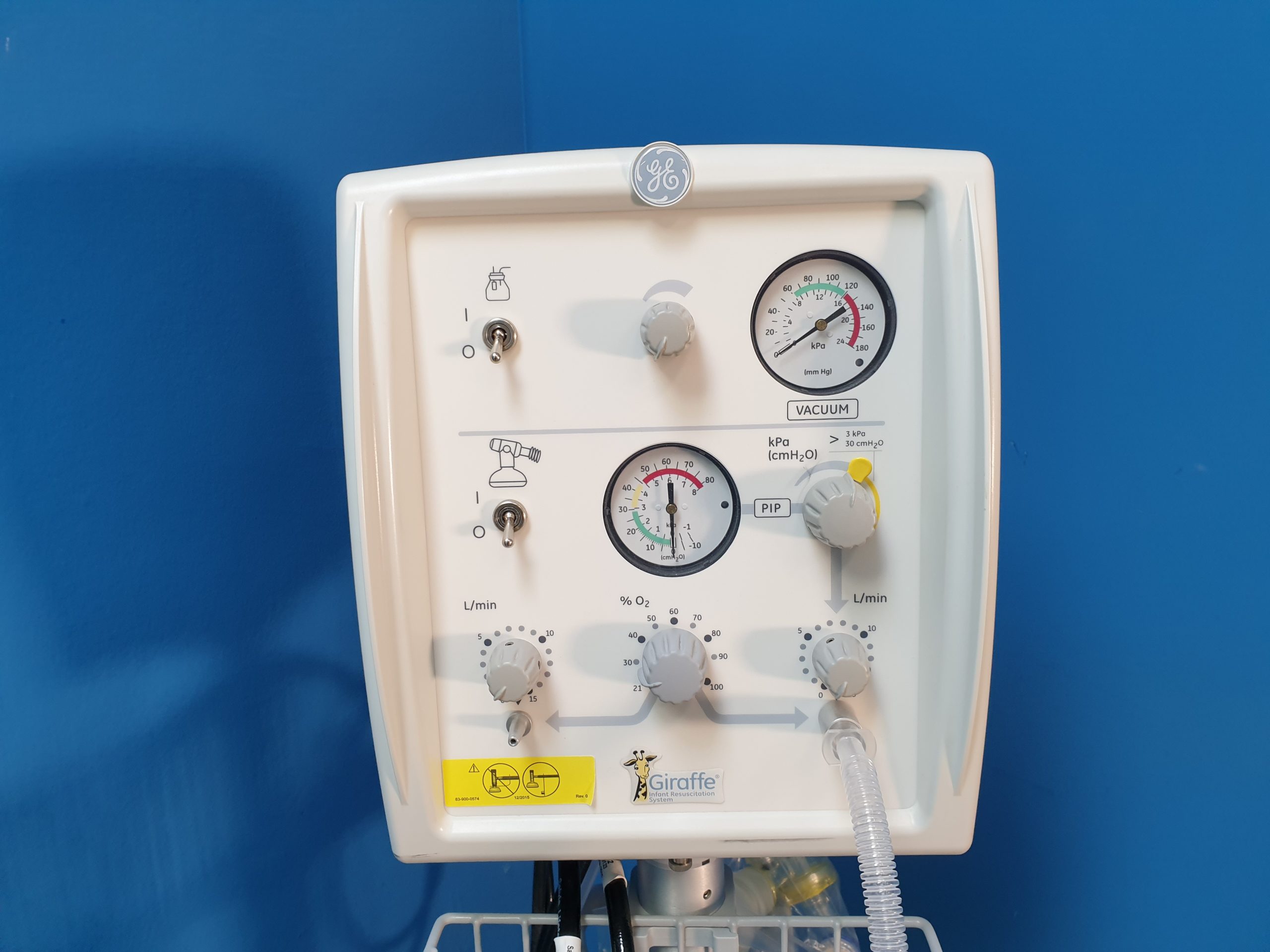 GE Giraffe Infant Resuscitation System T Piece Resuce – M124130 — image 1 of 11