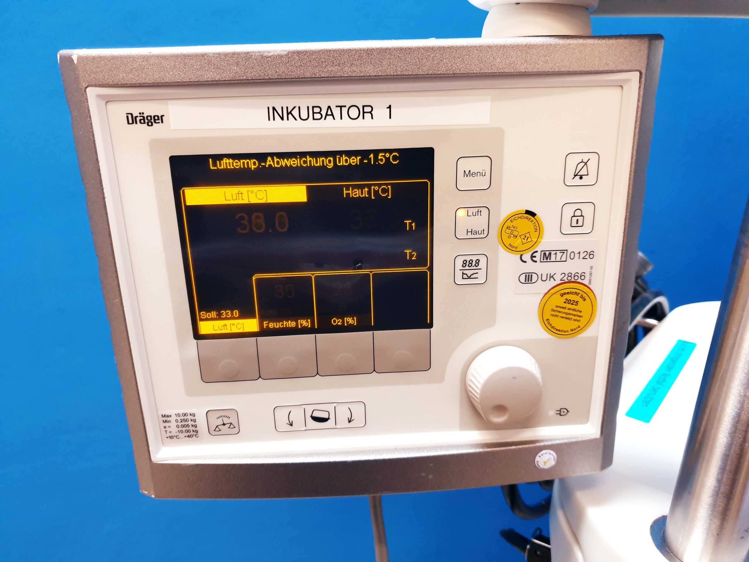 Dräger Caleo Incubator, Inkubator, Säuglingsinkubator thumbnail 4