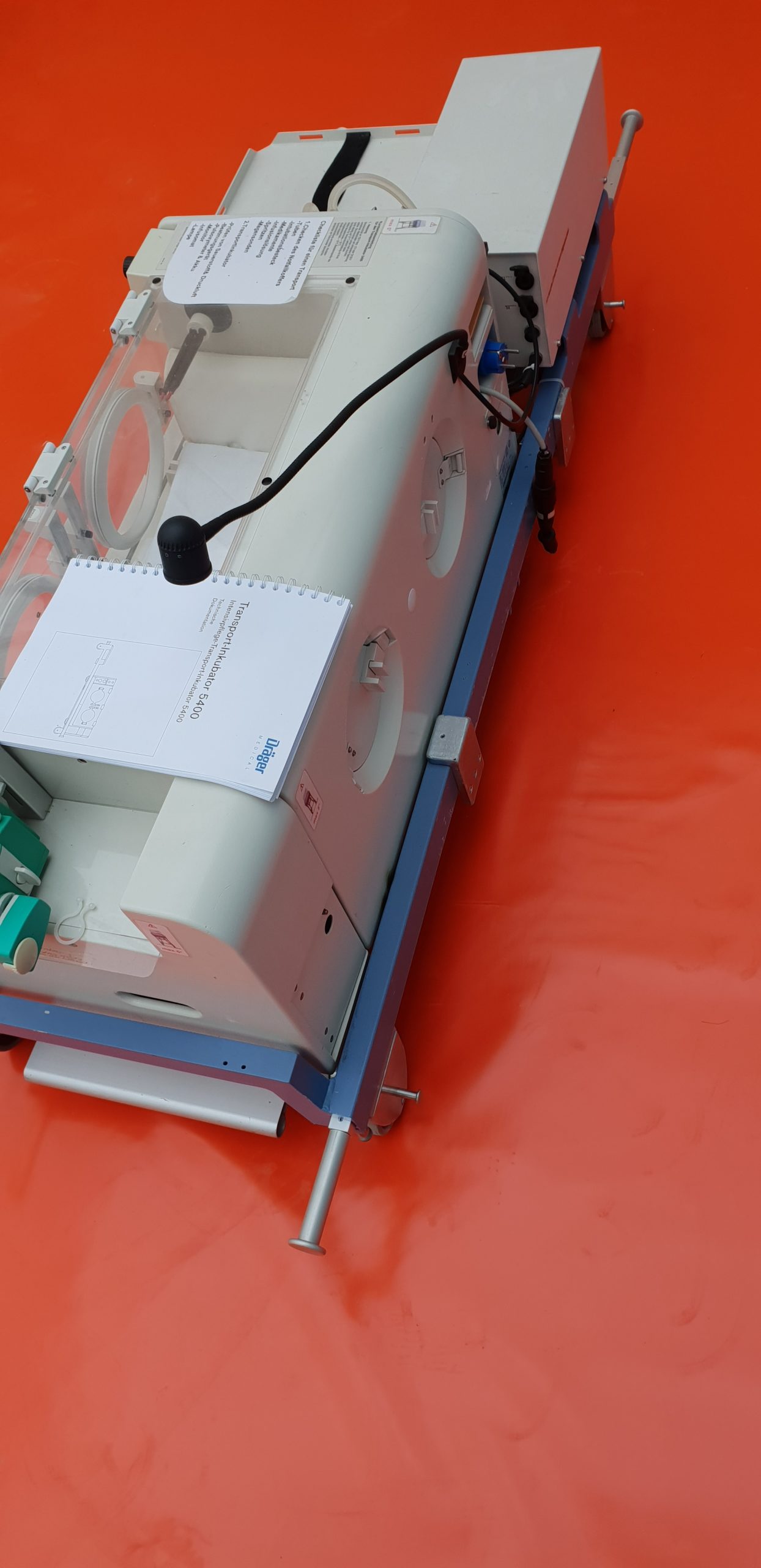 Dräger // Dräger 5400 Transport Inkubator Brutkasten Inkubator thumbnail 5