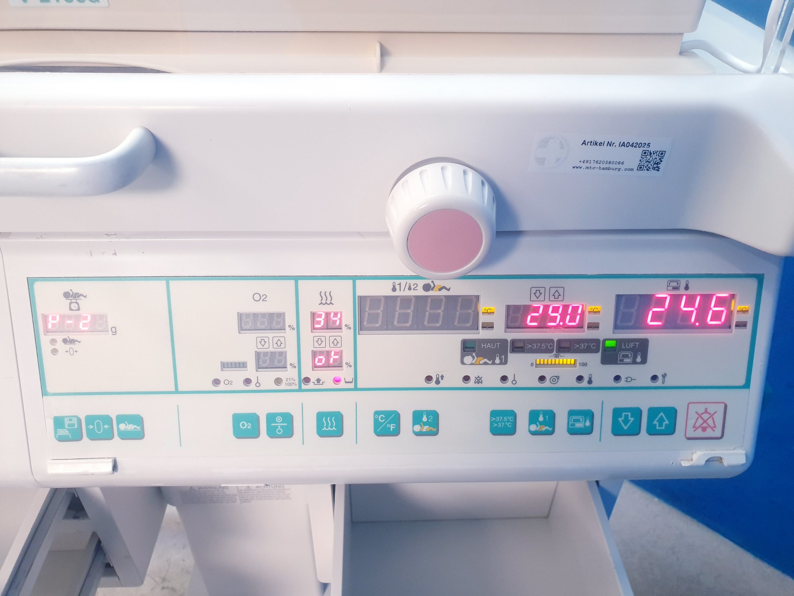 ATOM V-2100 Infant Incubator Inkubator thumbnail 8