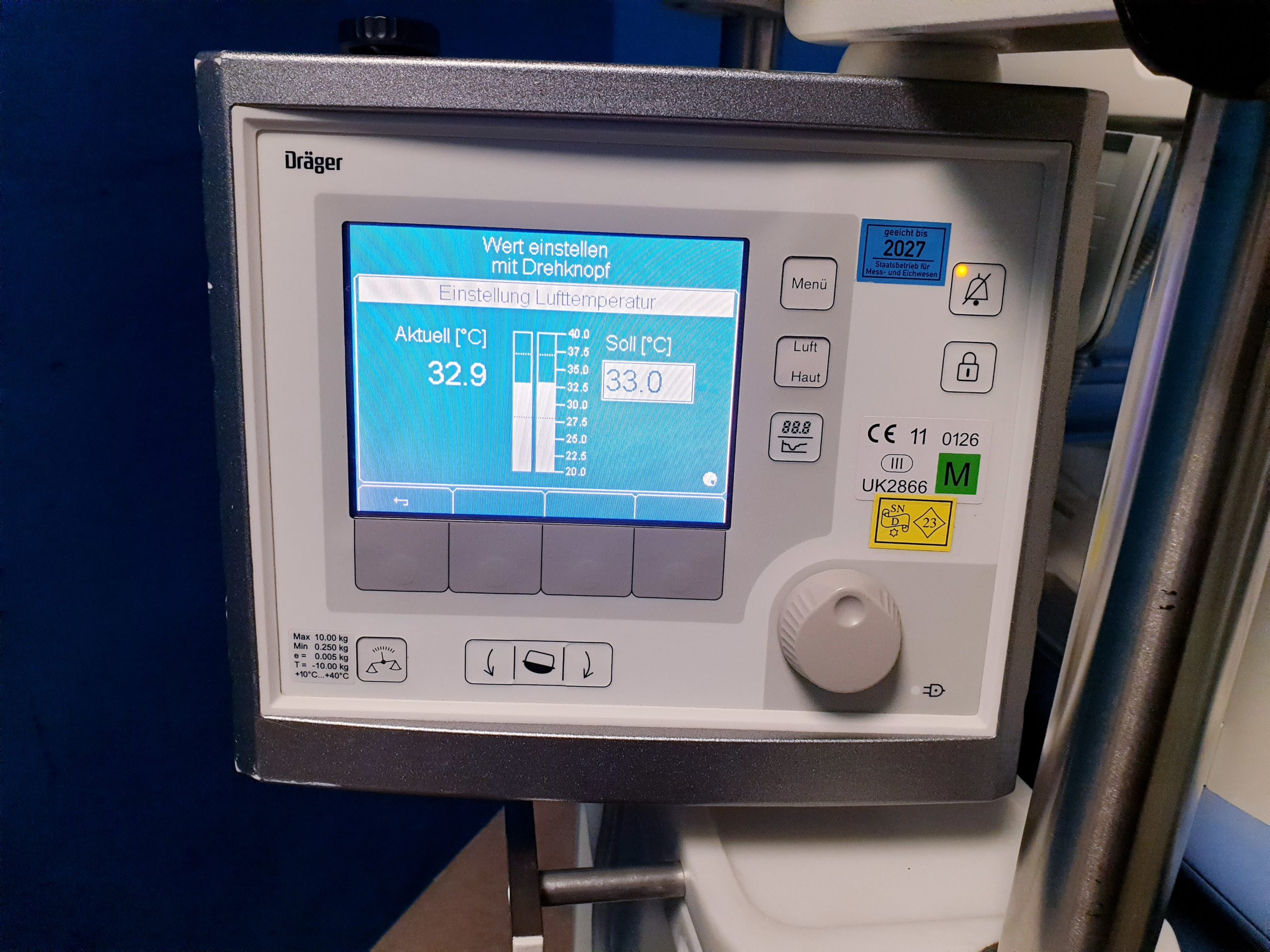 Dräger Caleo Incubator, Inkubator, Säuglingsinkubator thumbnail 8