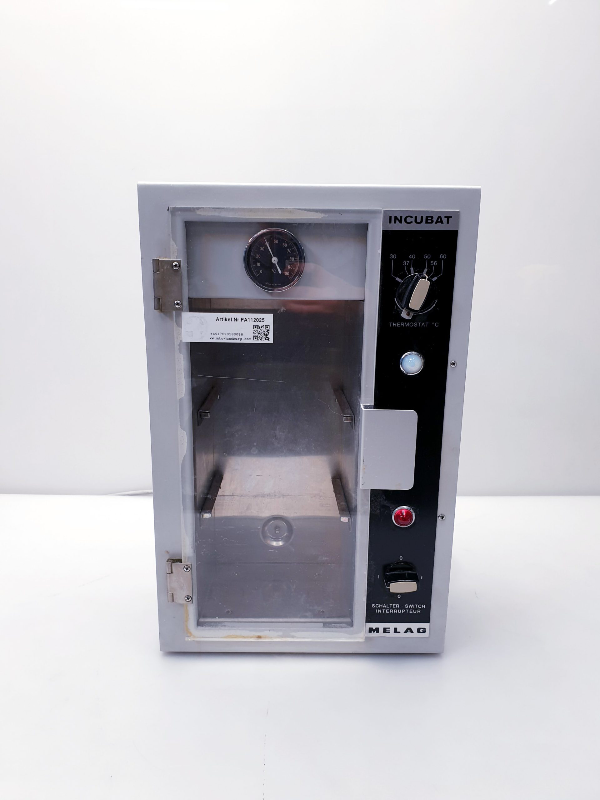MELAG Incubat 80 Brutkasten Inkubator Wärmeschrank / — image 1 of 9