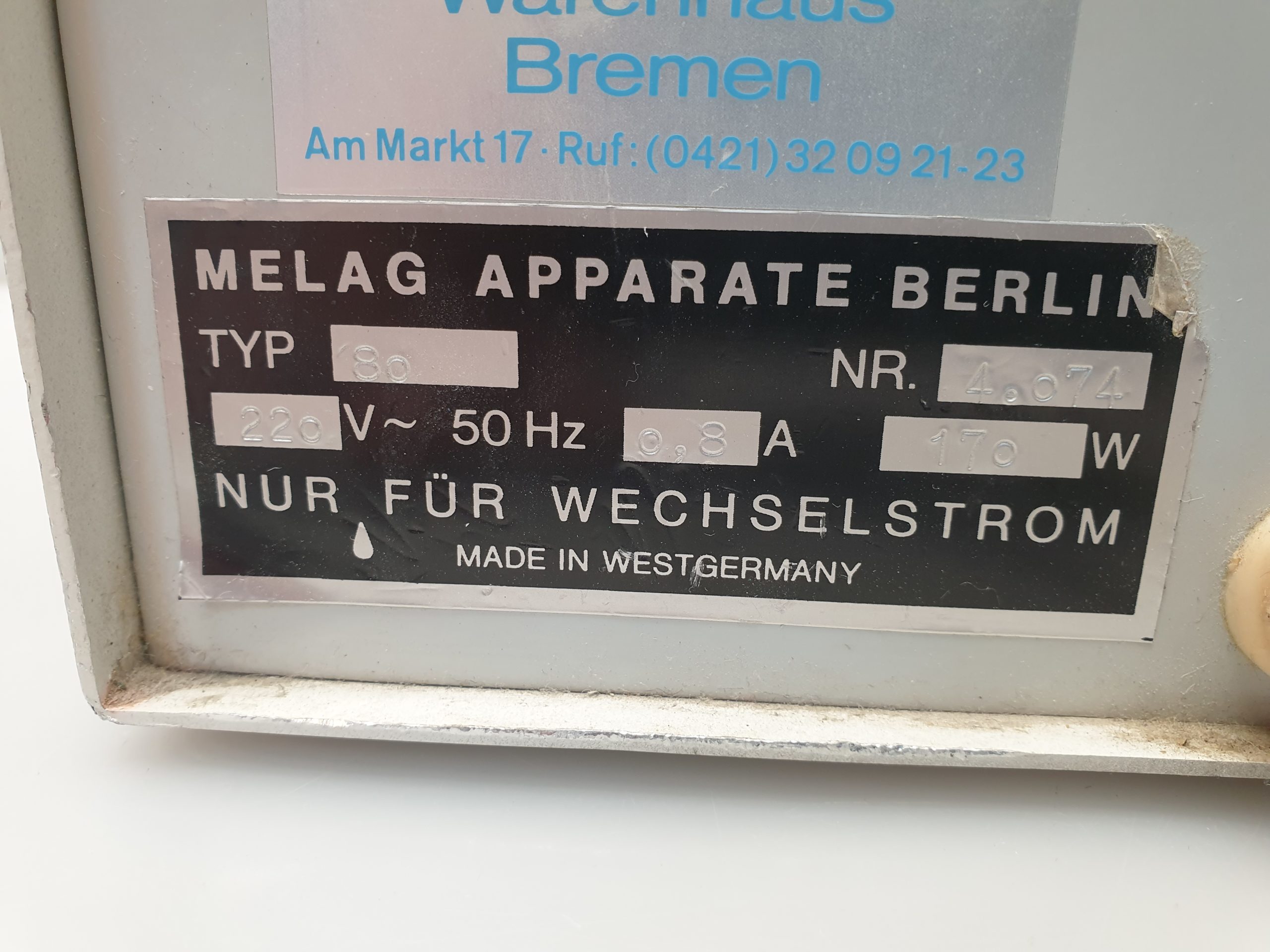 MELAG Incubat 80 Brutkasten Inkubator Wärmeschrank / thumbnail 7