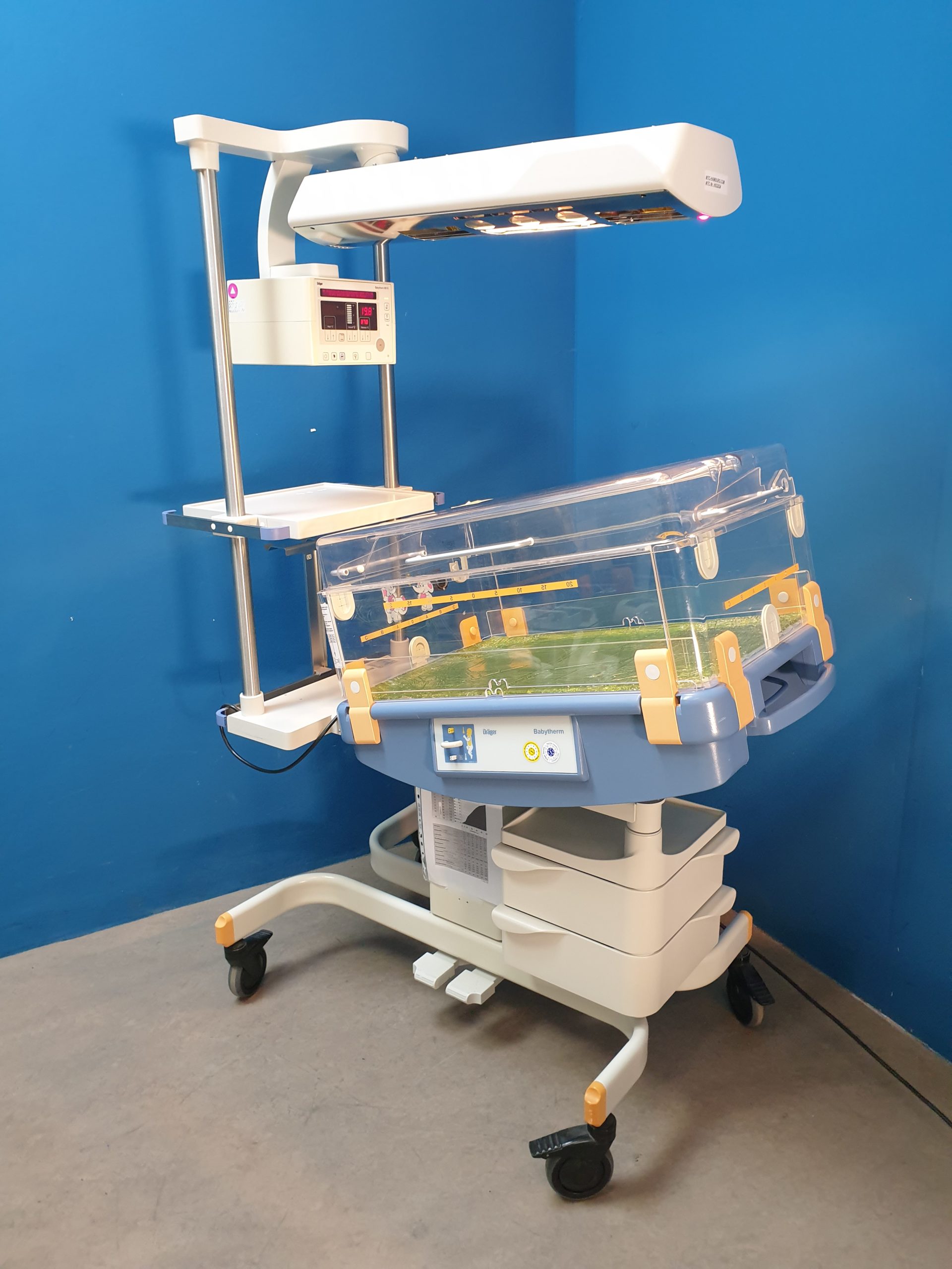 Drager Dräger Baybtherm Wärmebettchen + Babytherm 8010 Strahler thumbnail 5