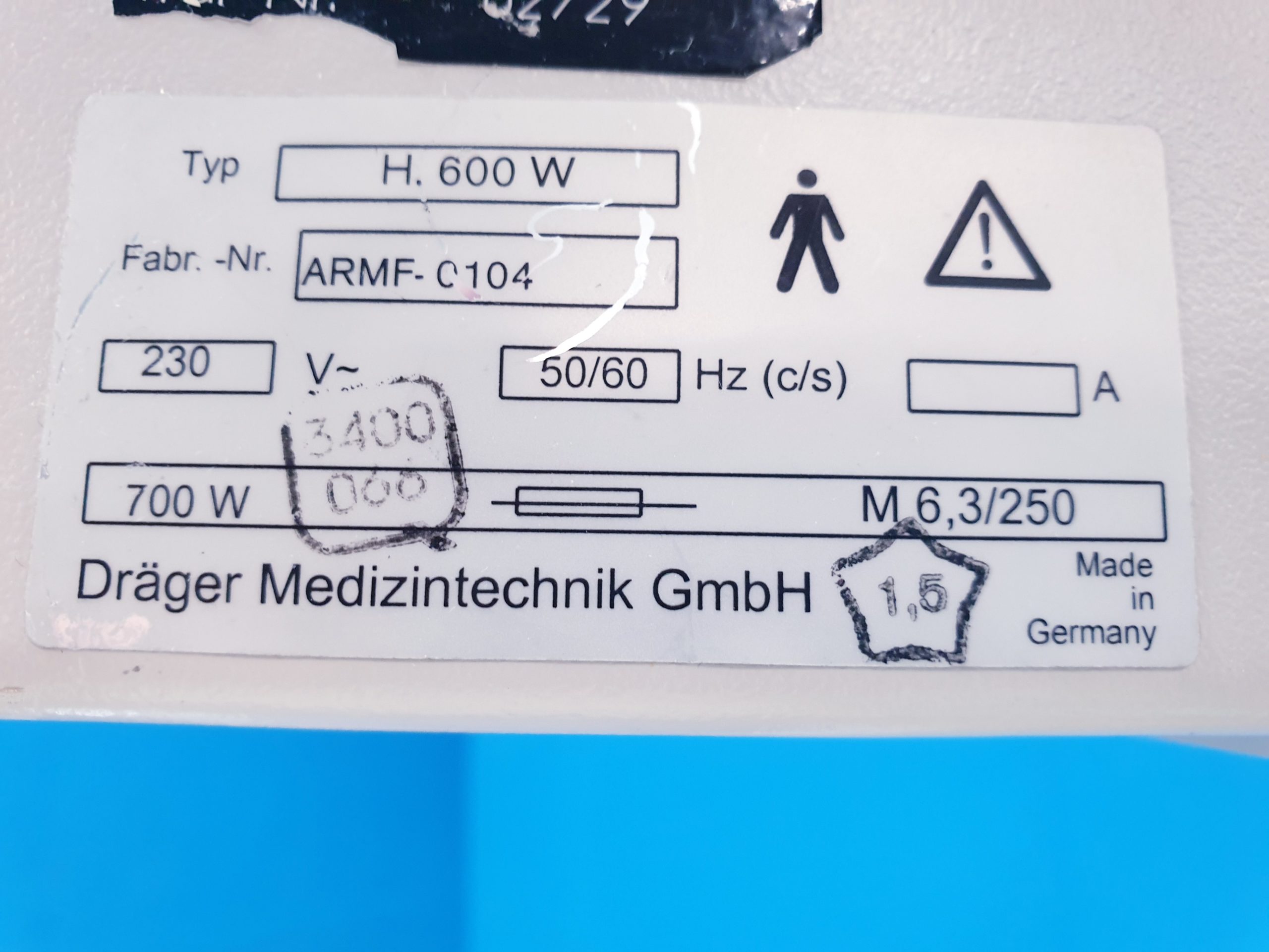 Dräger Babytherm 8000 fahrbare Reanimationseinheit für Neugeborene mit Wärmestrahler thumbnail 15