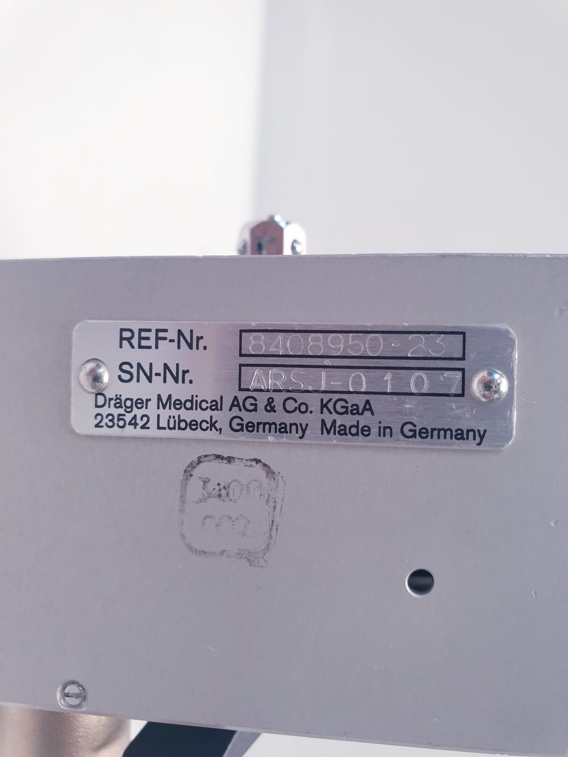 Dräger – Draeger – 8408950 Patiententeil für Babylog 8000 und 8000 Plus thumbnail 3