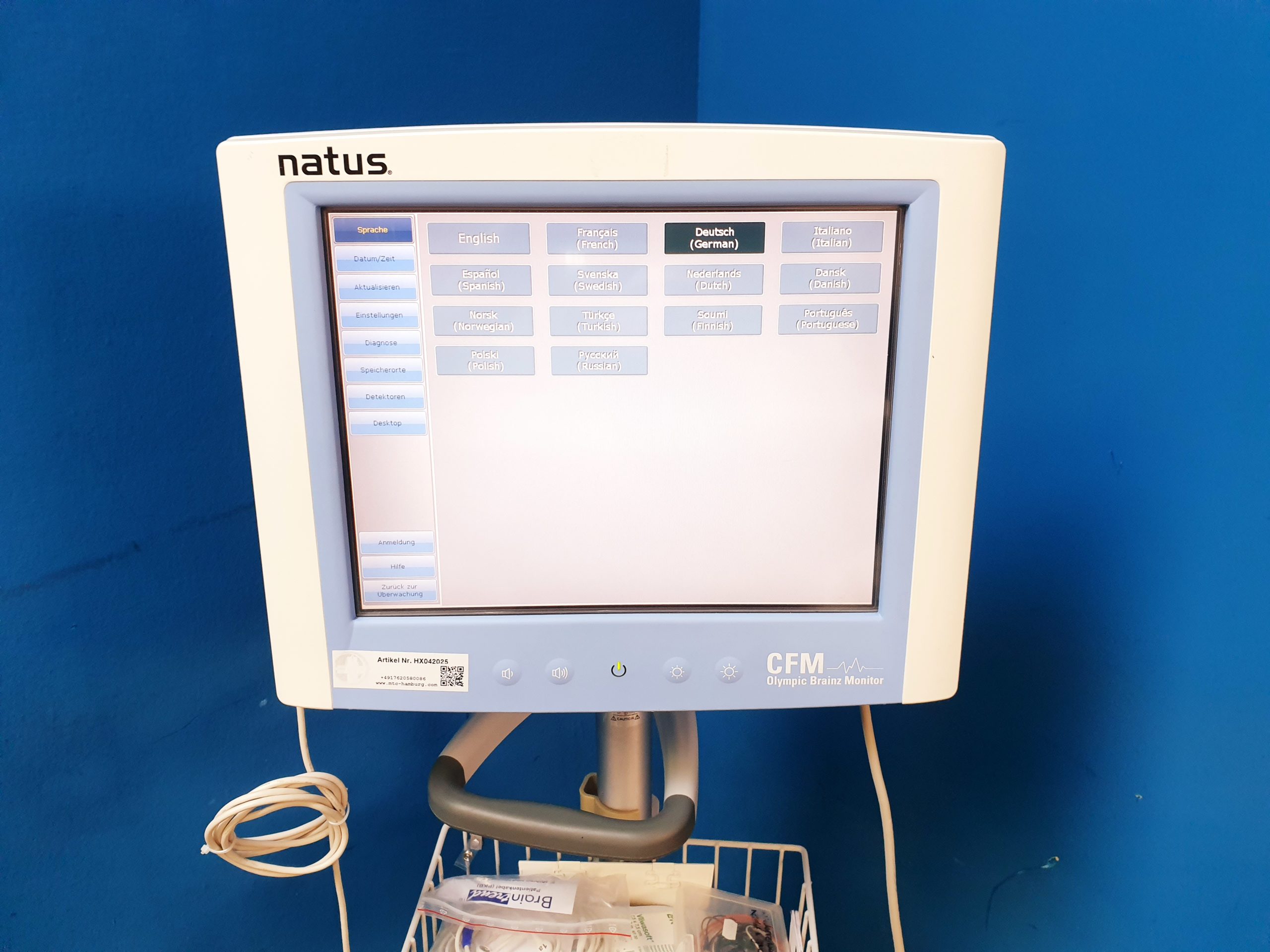 NATUS POC-155 CFM OLYMPIC BRAINZ Monitor thumbnail 3