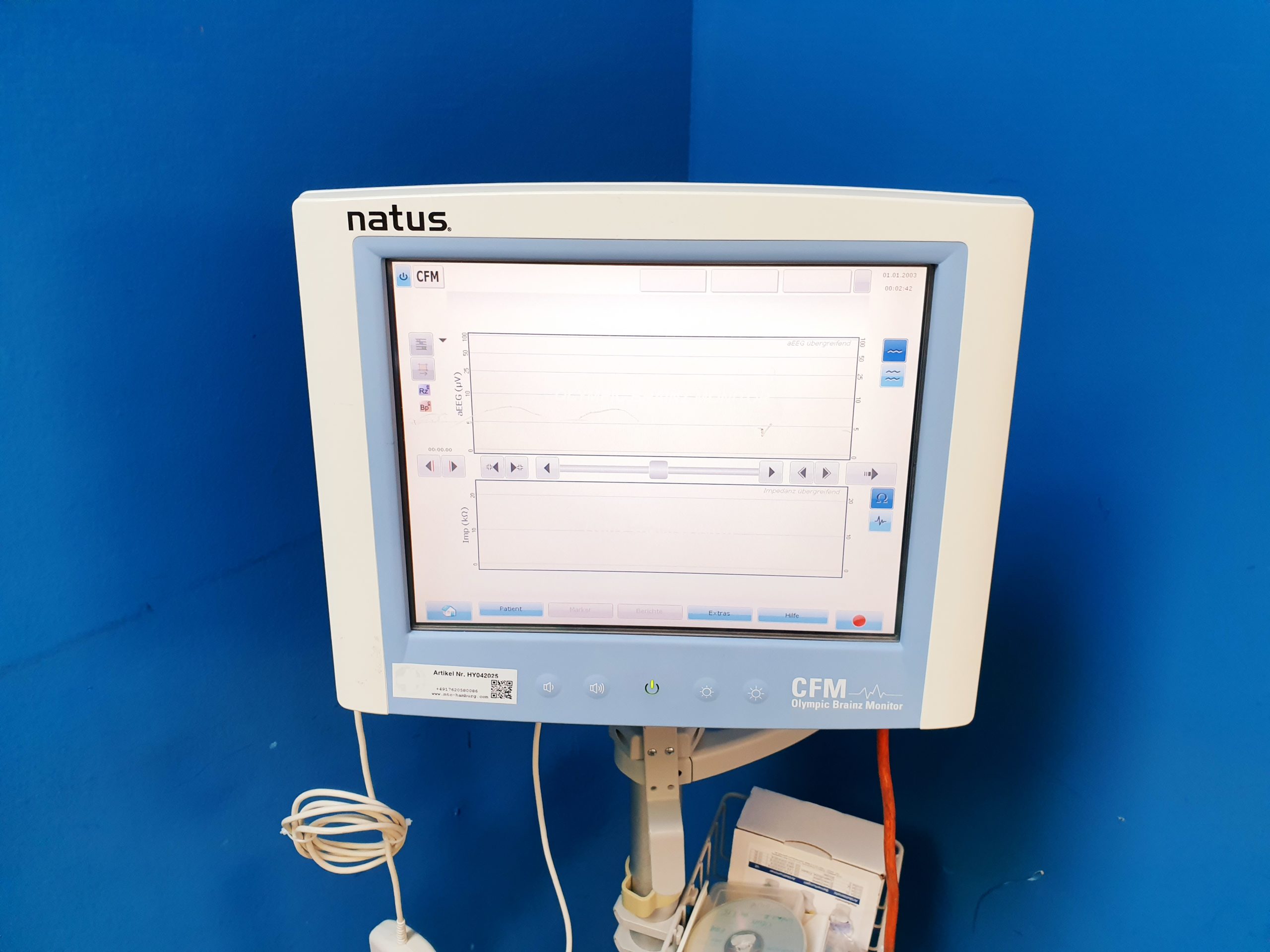 NATUS POC-155 CFM OLYMPIC BRAINZ Monitor thumbnail 13