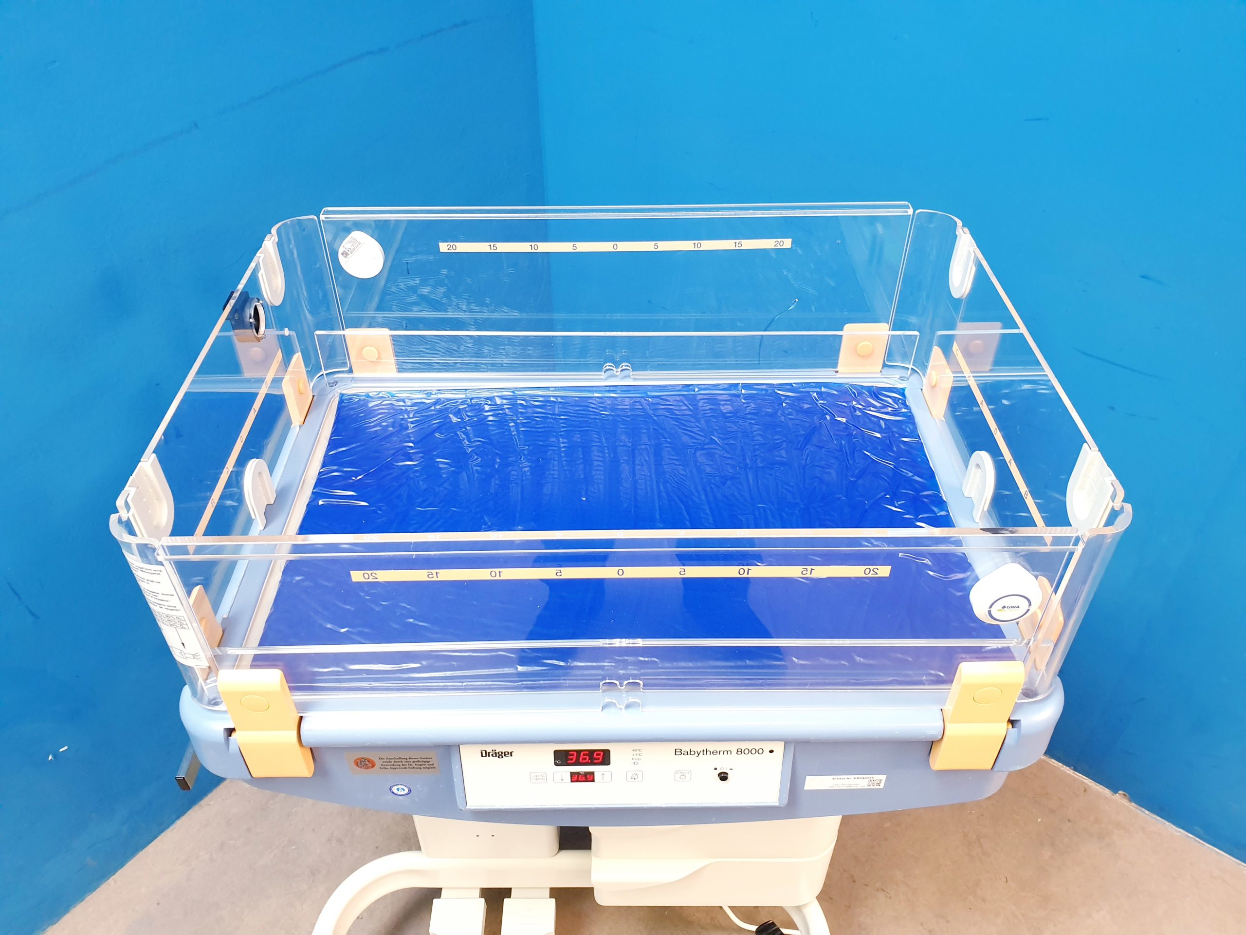 Dräger Draeger Babytherm 8000 Brutkasten Wärmebettchen, Überwachungseinheit thumbnail 12