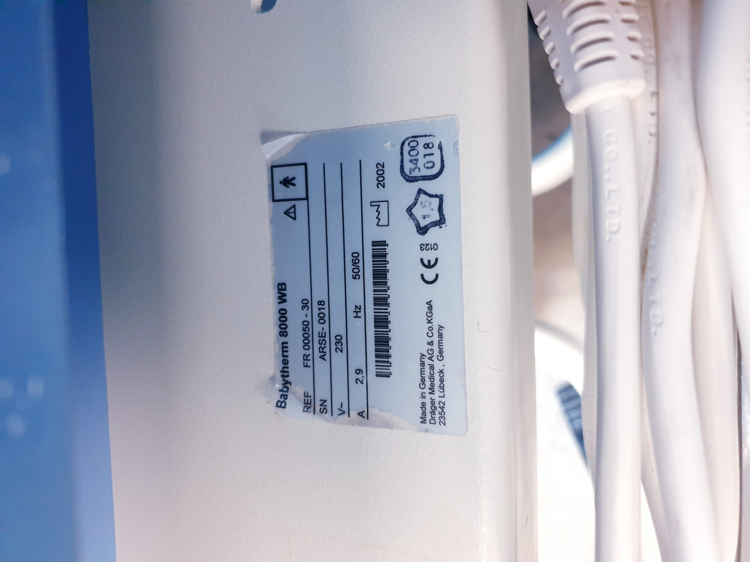 Dräger Draeger Babytherm 8000 Brutkasten Wärmebettchen, Überwachungseinheit thumbnail 15